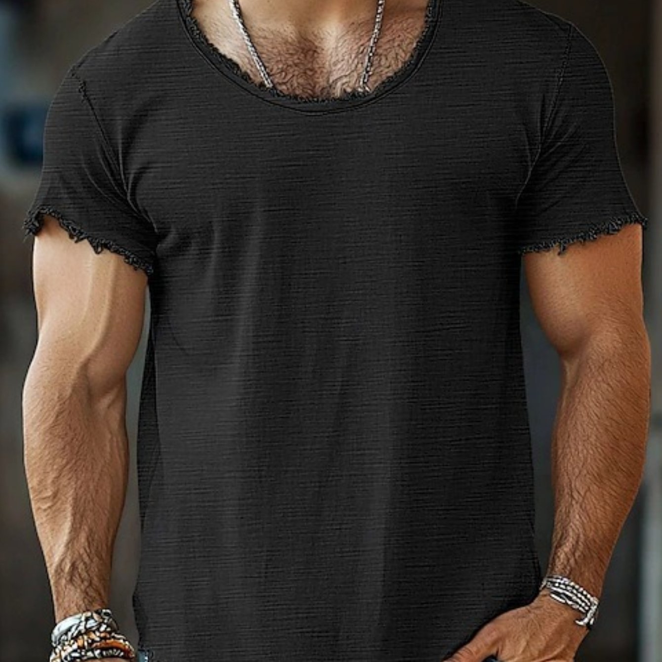Image of 2026 New Summer Men's Cotton And Linen Blend Crew Neck Casual Short Sleeve T-shirt Breathable Daily Tops (refer To Size Chart)