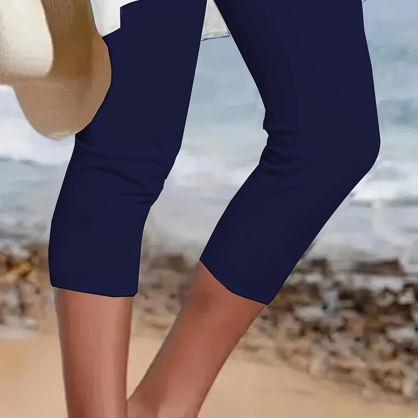 Plus Size - Plus Size - Plus Size Leggings, Women's High-waist Casual Leggings, Quick-dry Pants