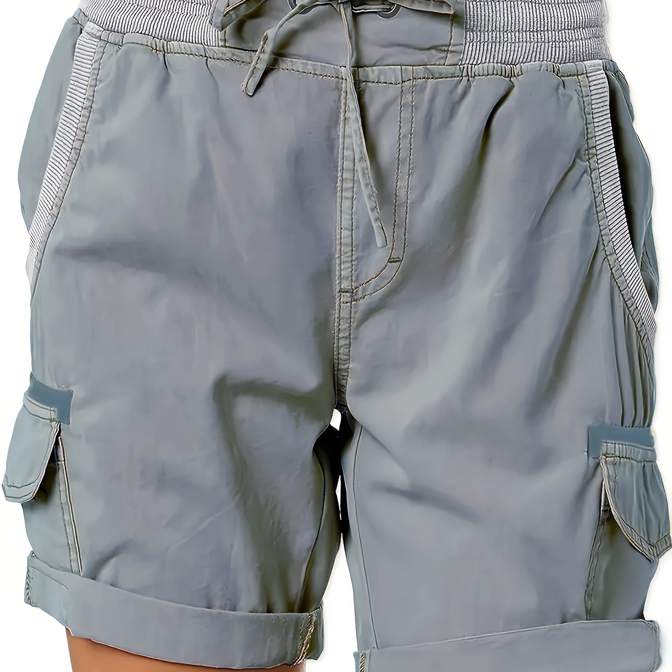 Summer Women's High-waist Cargo Pants, Casual Trousers, Suitable For , And More