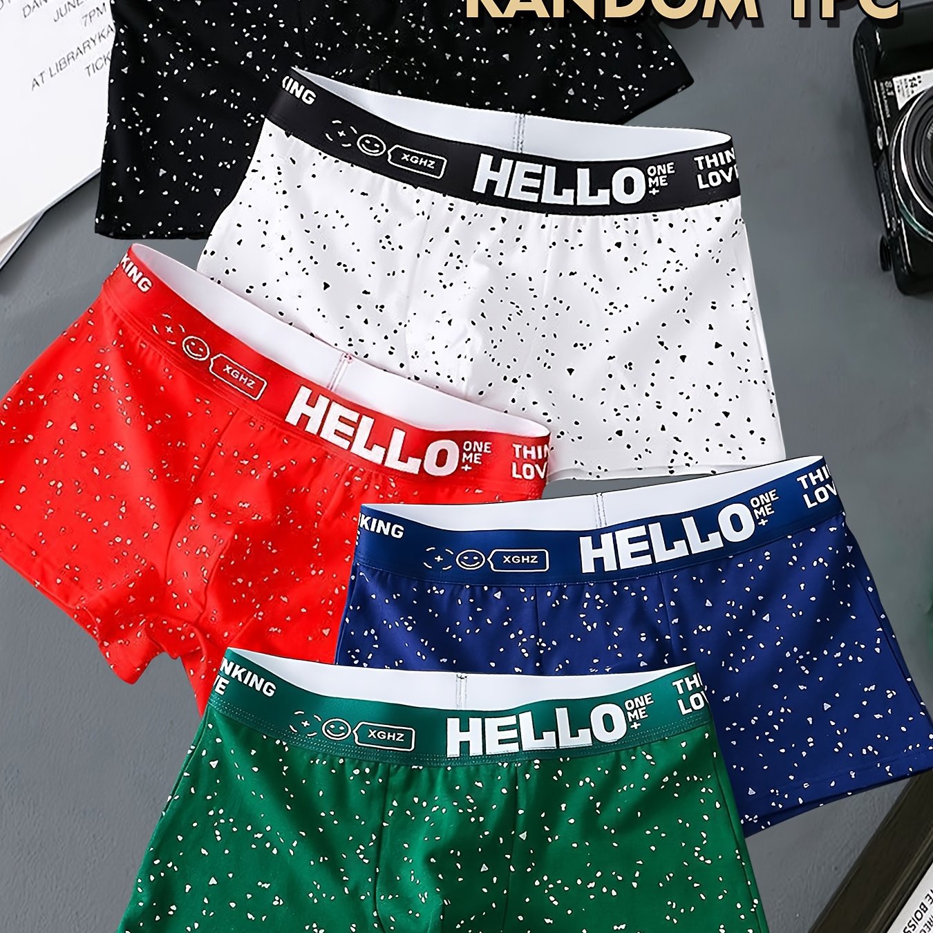 E-shop atmungsaktive weiche Herren-Boxershorts, Herrenunterwäsche, Herren-Shorts im Stil, dehnbar bequem, Herrenunterwäsche Unterhosen, ideal für