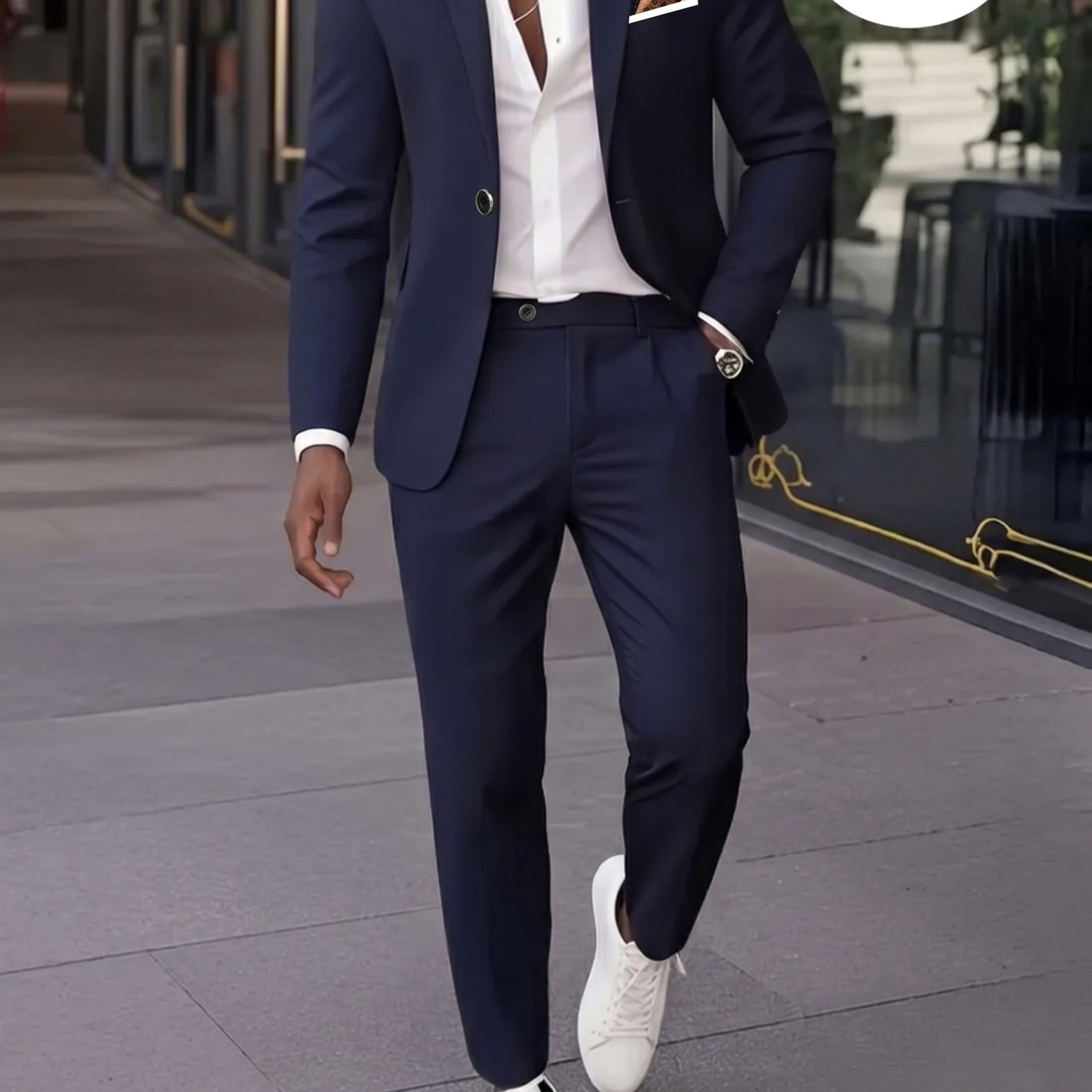TEMU Completo da 2 pezzi, giacca + pantaloni, business casual, elegante e , qualit� per , per matrimoni, lavoro, feste, un da in omaggio, per il al