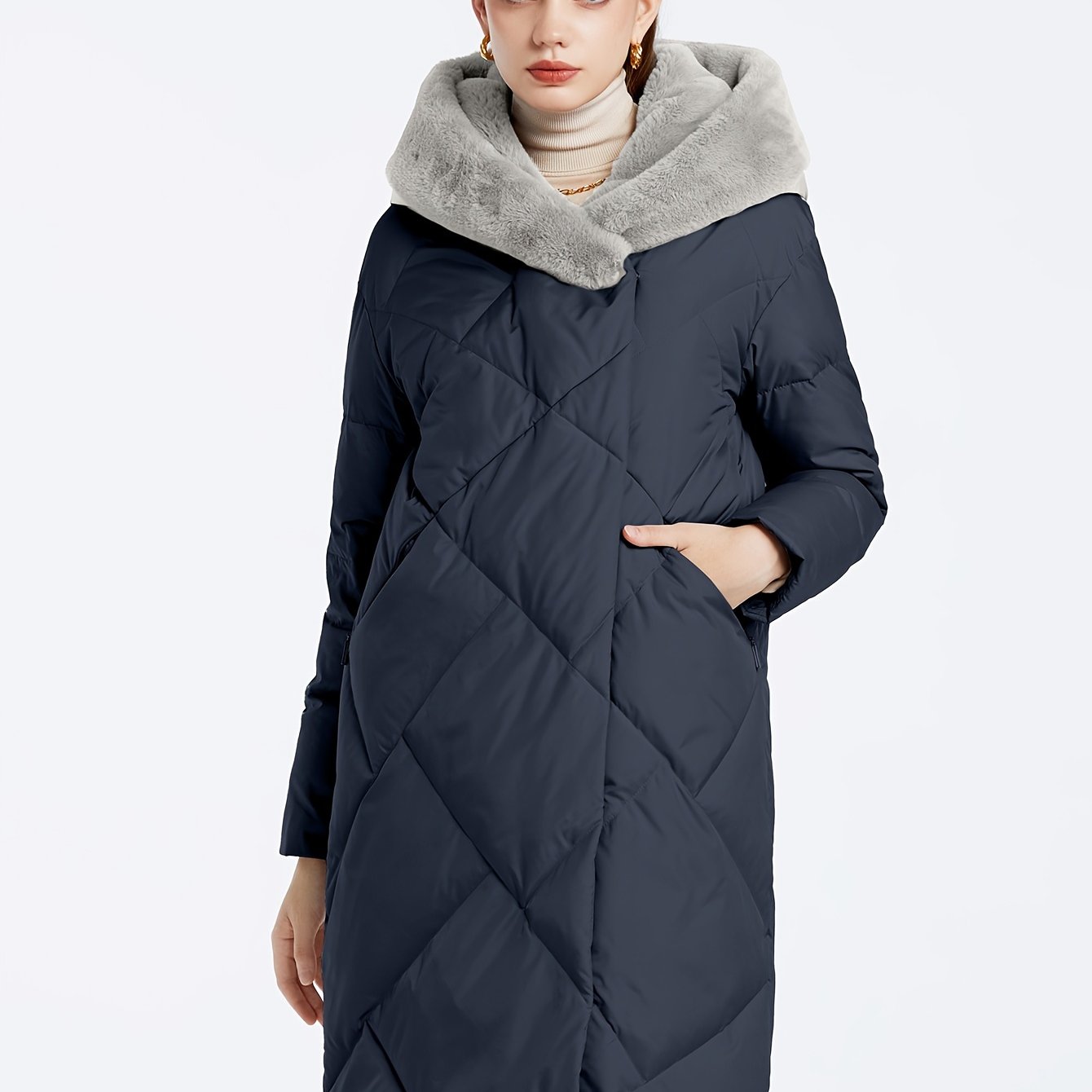 Dhalia long clearance duvet coat