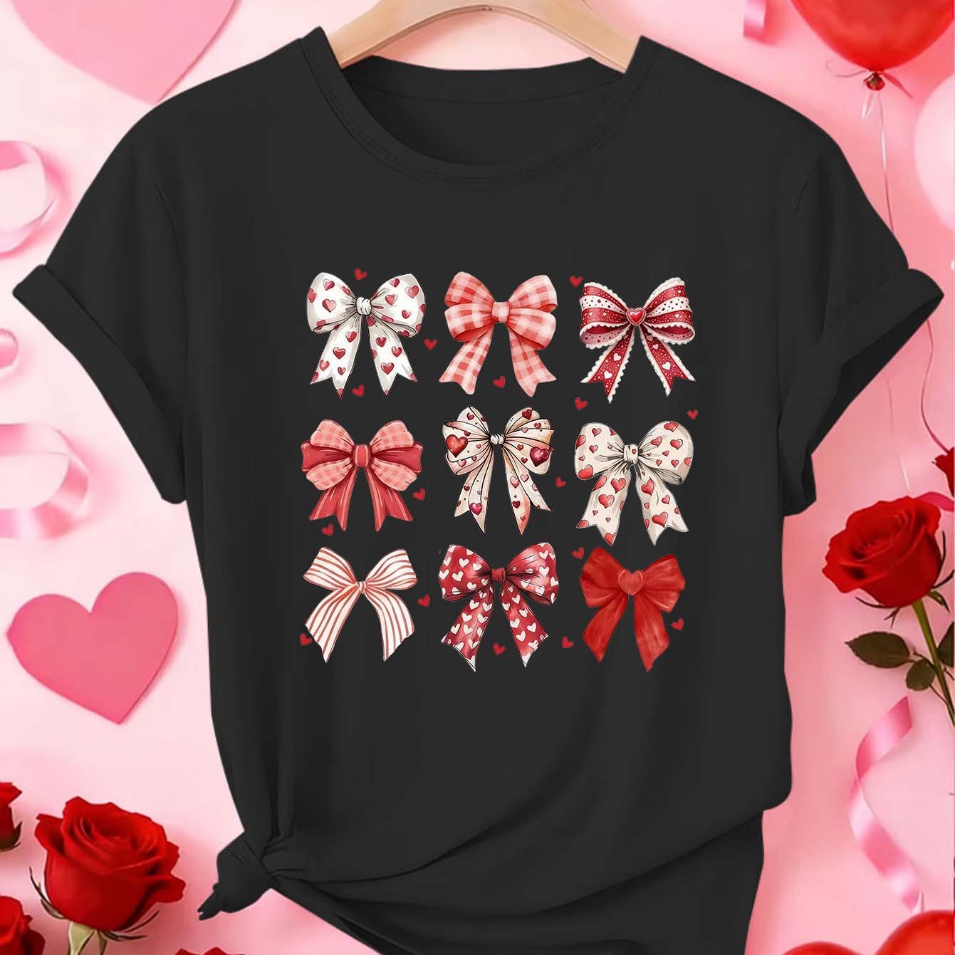 TEMU Plus Size - Plus Size - 0-8xl Plus Size Casual Fashion Printed T-shirt Women's Clothing, Trendy Base Layer Daily Outing Casual Wear Short Sleeve