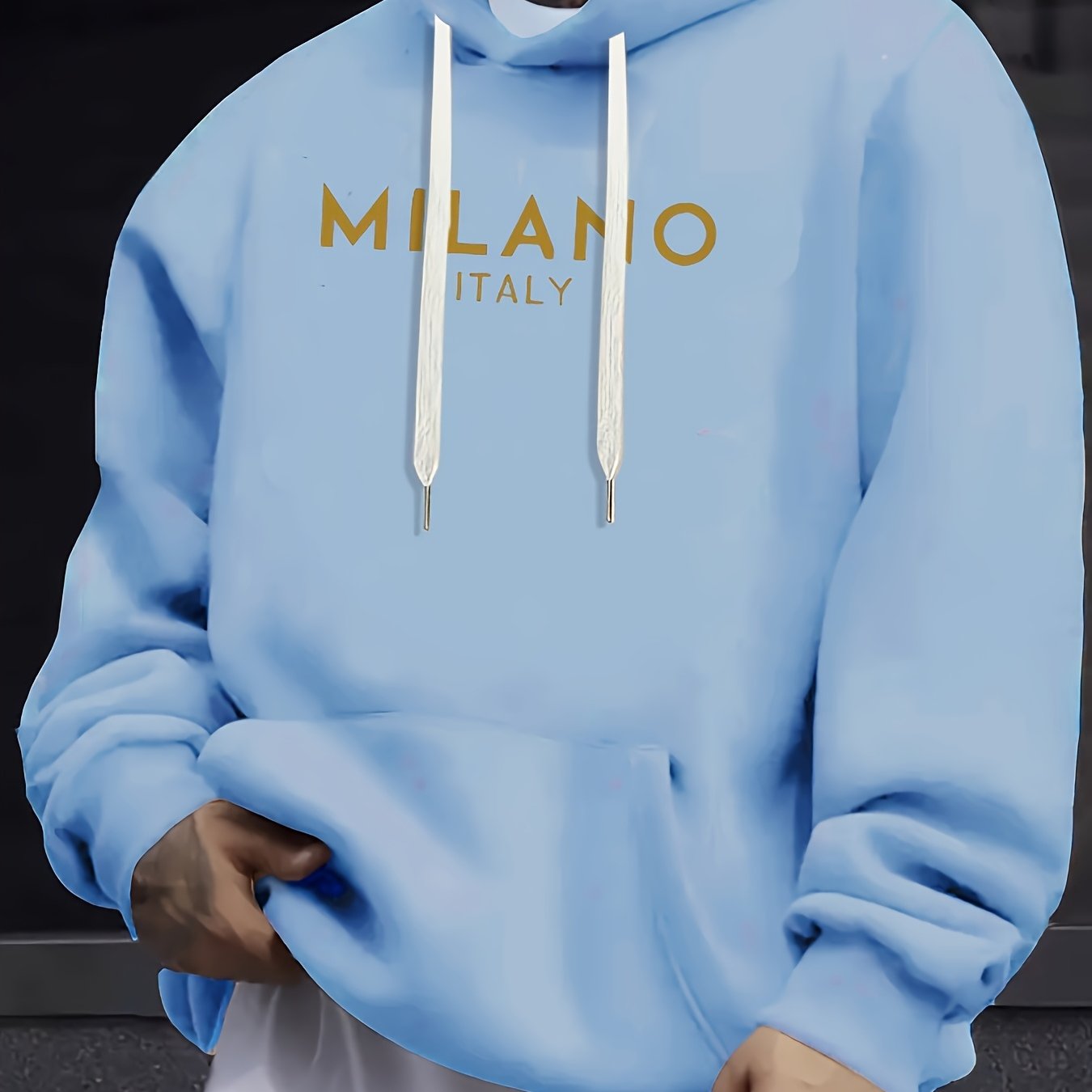 E-shop Musterdruck, Herren Herbst/Winter 2025 Neue Kollektion, Modischer Trendiger Samt-Kapuzenpullover für Herren, Casual Kapuzenpullover mit