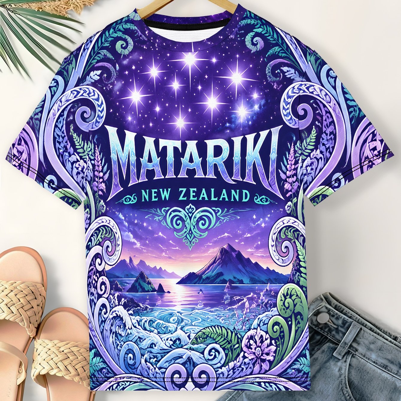 TEMU Women's Plus Size Violet T-shirt - Short Sleeve Round Neck Tee, Machine Washable Summer Casual Daily Wear Suitable For Warm Weather & Layering,
