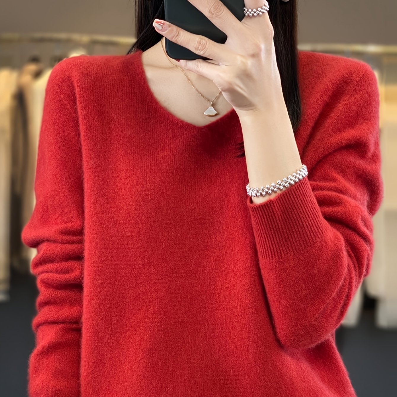 TEMU Pull en pour femme - Pull à coupe pour la printemps/été, haut décontracté uni, lavable à pour , les et les tenues décontractées