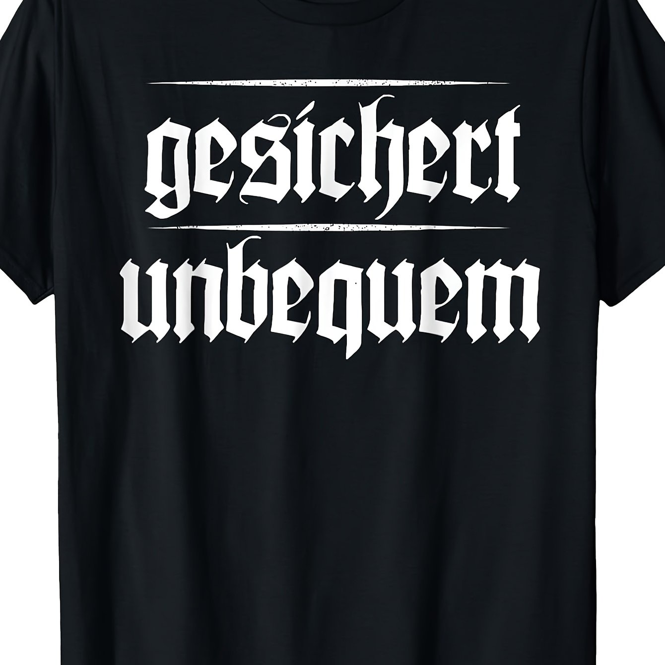 Image of Uncomfortable German Statement Funny T-shirt Men's T-shirt Comfortable Perfect For Home|outdoor|work|gifting (birthdays|valentine's Day|mother's Day) All Sizes Unisex, Plus Size