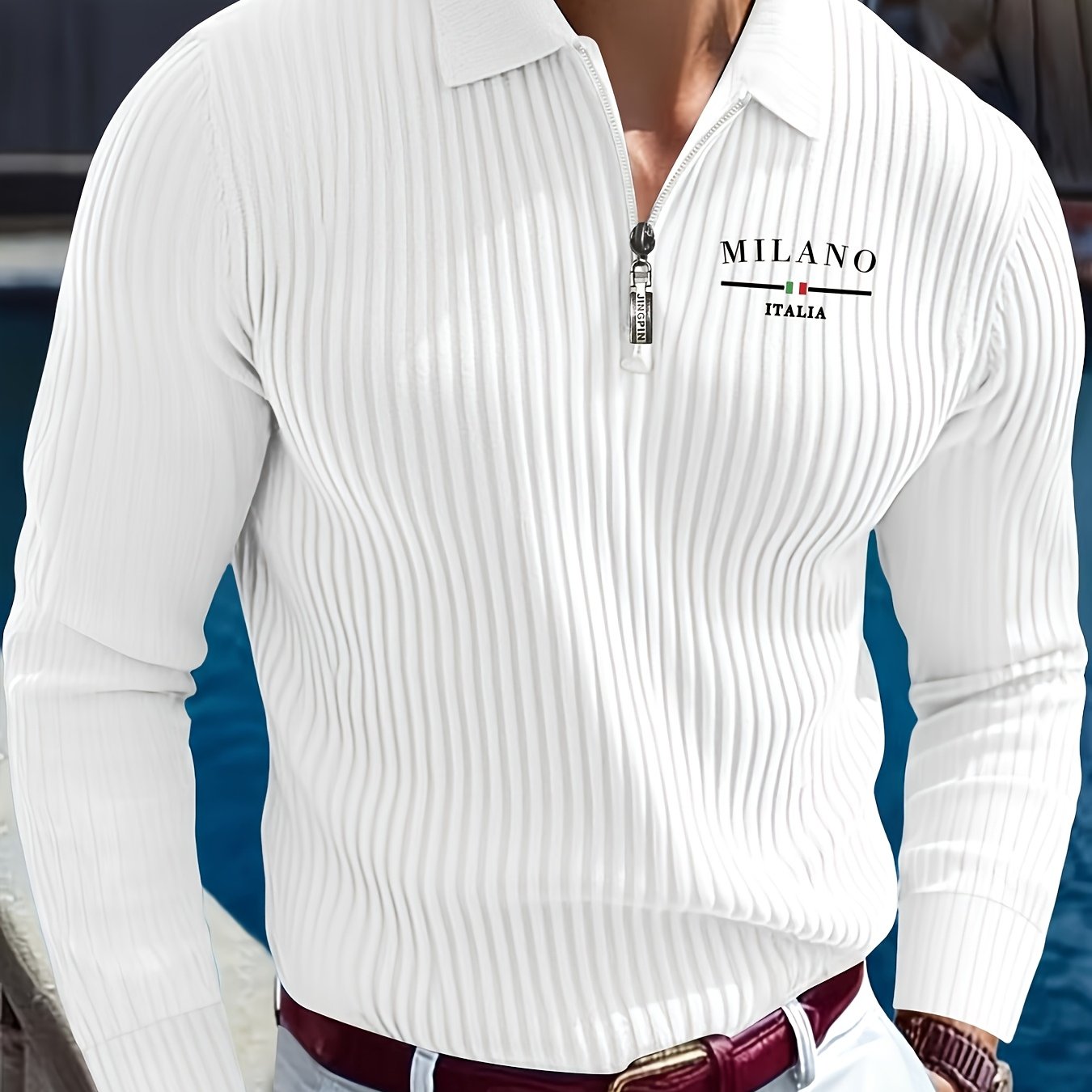 TEMU Men's Autumn/winter Casual Long-sleeve Lapel Shirt, Outdoor Sports Printed Shirt