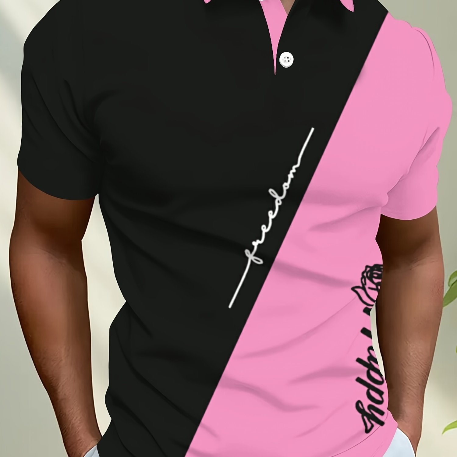 TEMU Men's Shirt Features A Simple And Stylish , A Casual Lapel, And Is Fashionable And Versatile. Suitable For Dates, Beach Vacations, And For Men.