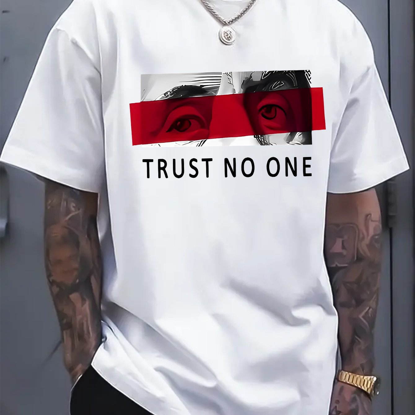 TEMU Customization, Printing, Men's Fashion Casual Cotton T-shirt, Short-sleeved T-shirt, Men's Fashion Summer Short-sleeved T-shirt, Comfortable And