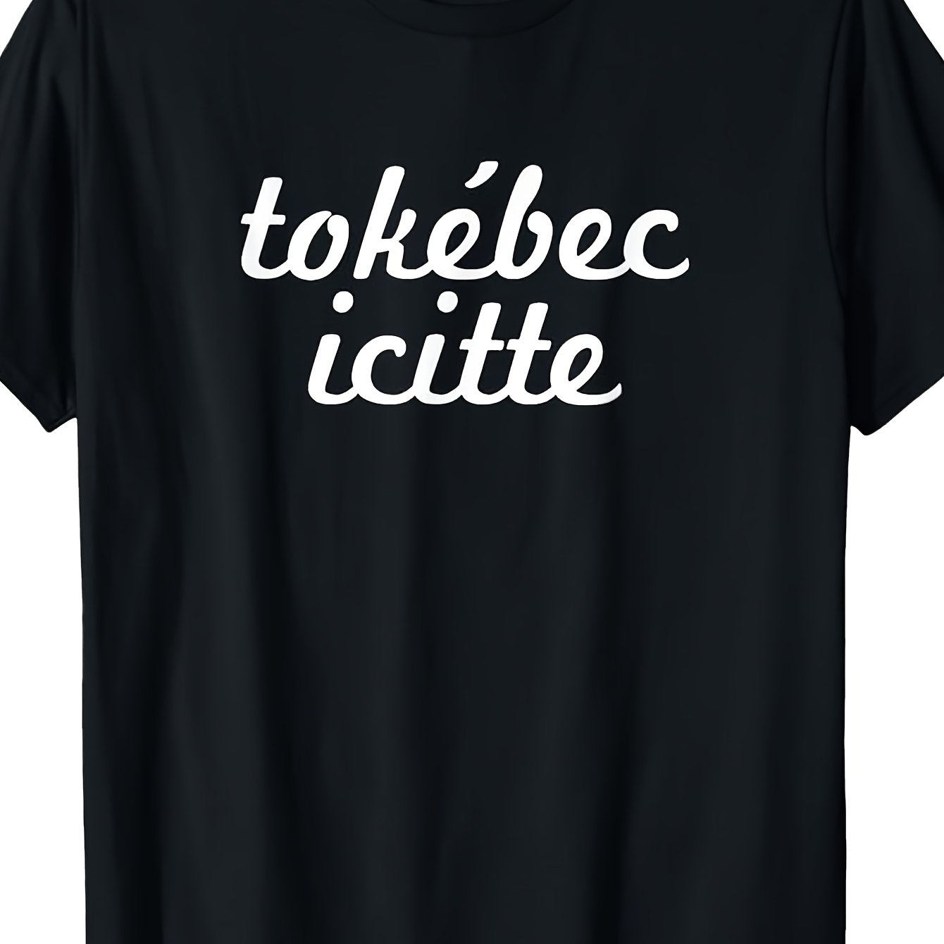 TEMU T-shirt 2026 avec un graphique amusant de Tokebecicitte "Est Au Ici Canada", vêtements, chaussures et bijoux
