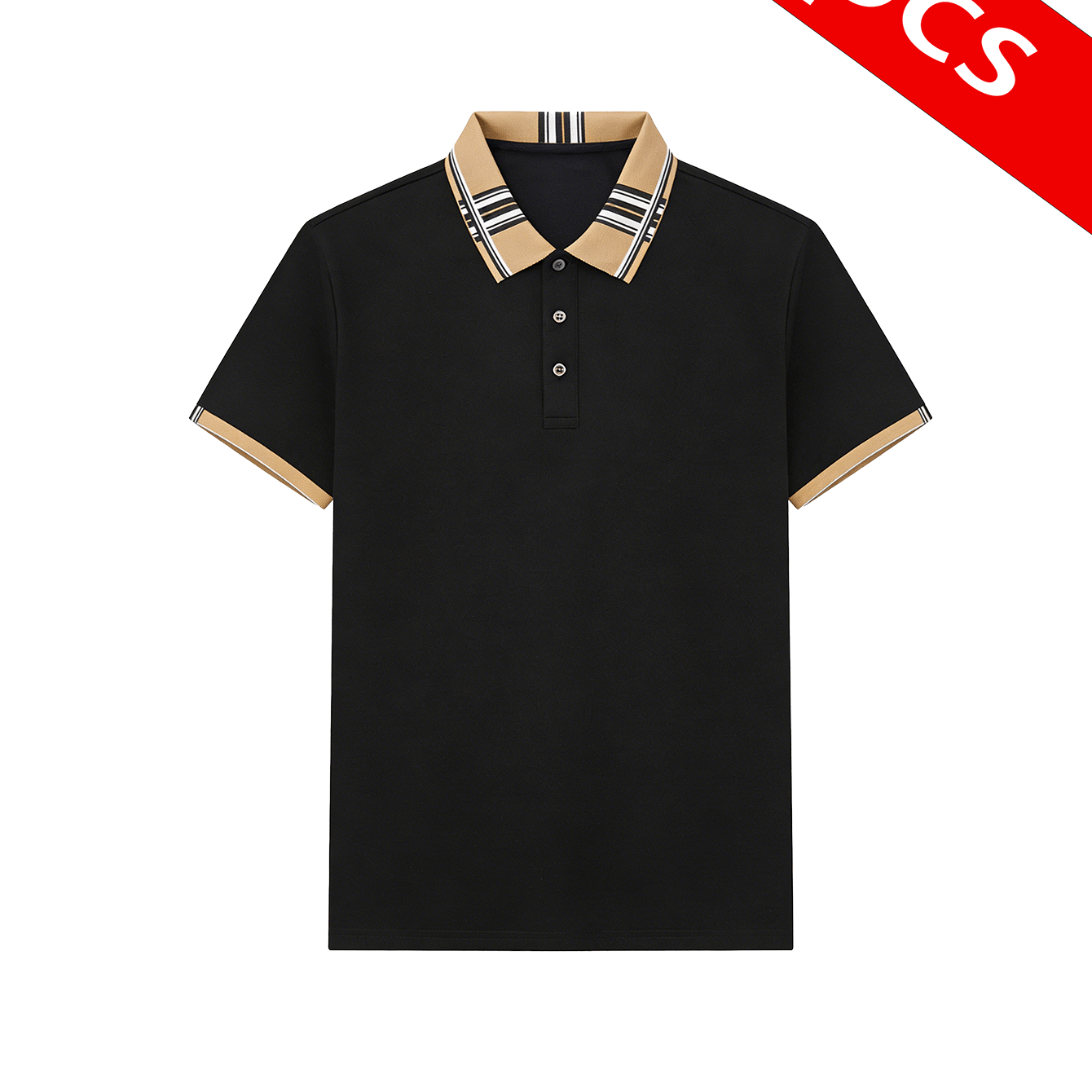 TEMU 1pc Men's Sporty Casual Shirt, Short-sleeve Golf T-shirt Top, 100% Polyester Fiber, Comfortable And Versatile For Outdoor Wear