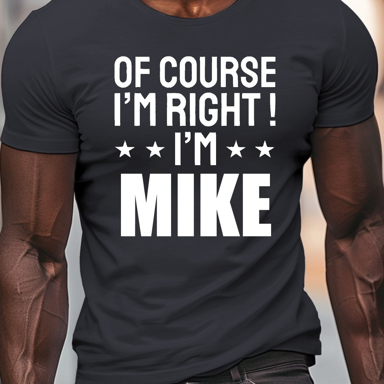 TEMU Impression graphique, T-shirt à manches courtes et col rond pour hommes, T-shirt décontracté, Haut décontracté et léger pour l'été