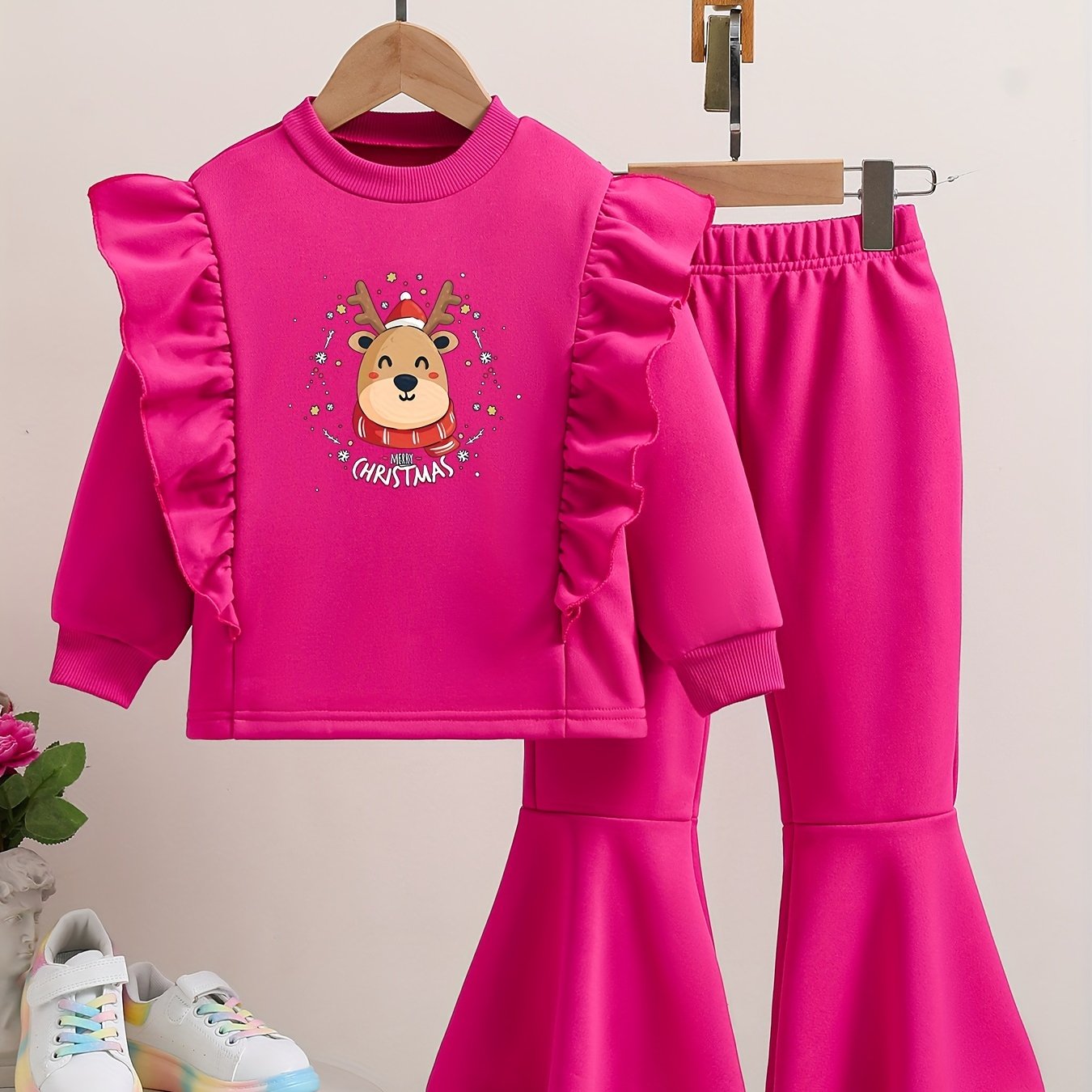 Ensemble Barbie Sweat + Legging - Taille 4 à 12 Ans - Officiel - Rose Et Noir - Cadeau Fille