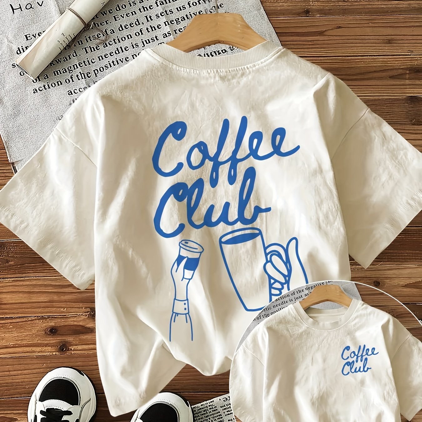 Graphic Print T-shirt, Short Sleeve Crew Neck Casual Top For Summer & Spring, Women's Clothing