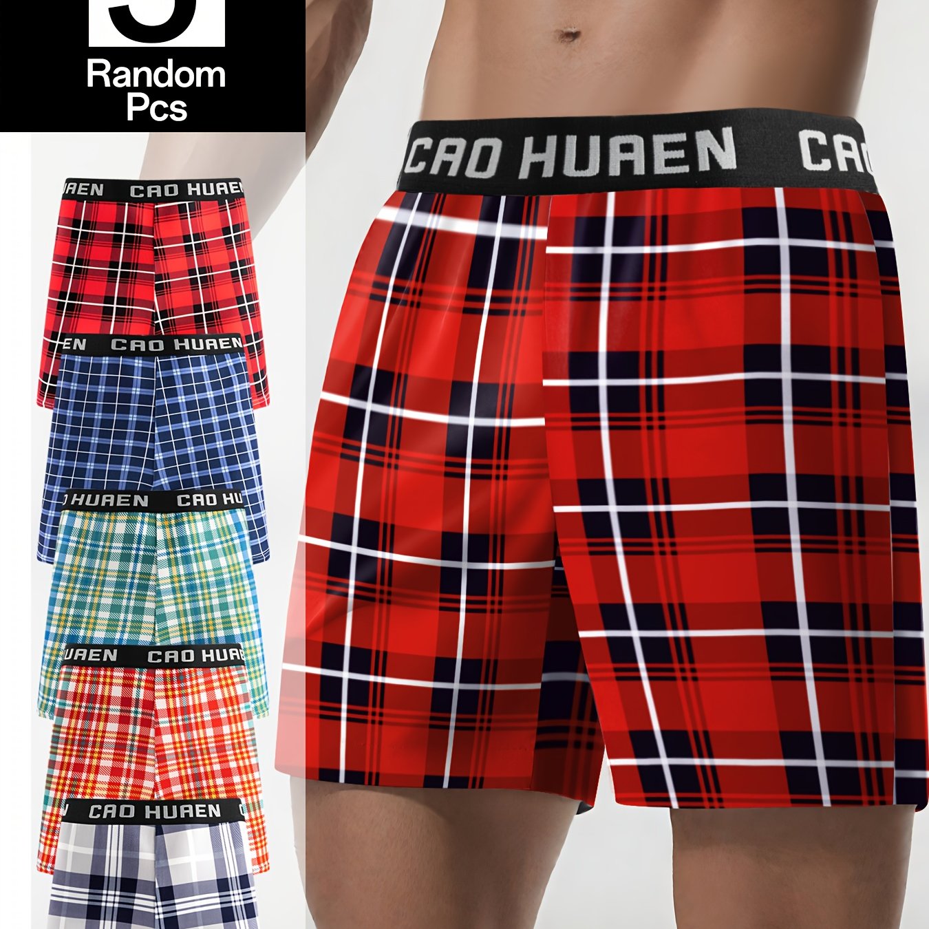 E-shop 3er-Pack 2025 Neue Lange Herren Boxershorts Aro Hosen Dünn Atmungsaktiv Hochwertig