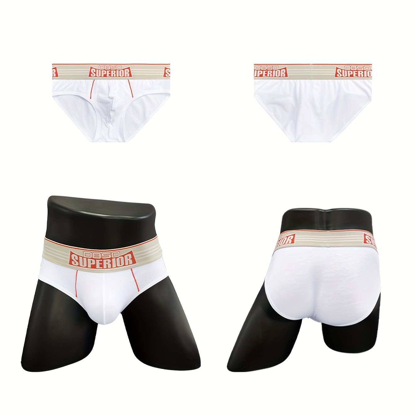 Men's Underwear Classic Low Stretchy Briefs Sexy - Temu