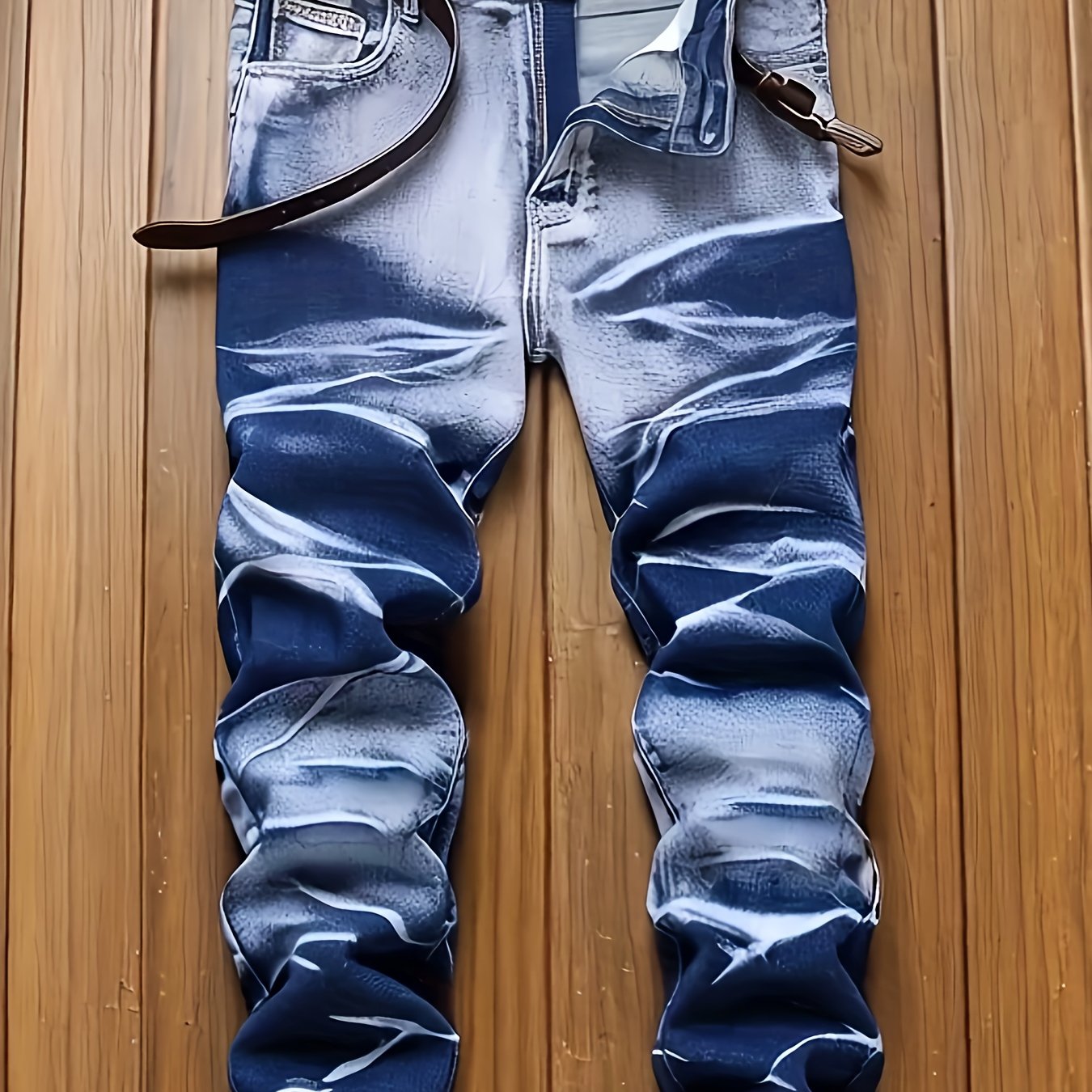 Men's Elastic Jeans