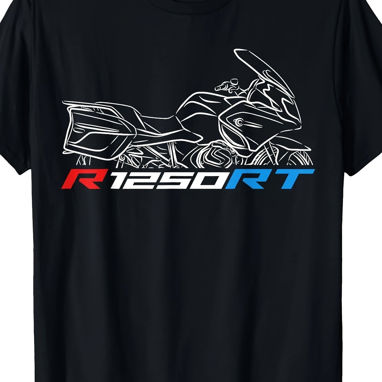 2026 New Motorrad R1250rt Motorcycle T-shirt Gift Suitable For Dad, Mom, - Casual Touring With Motorrad, Machine Washable, Wear For &, For - Rider