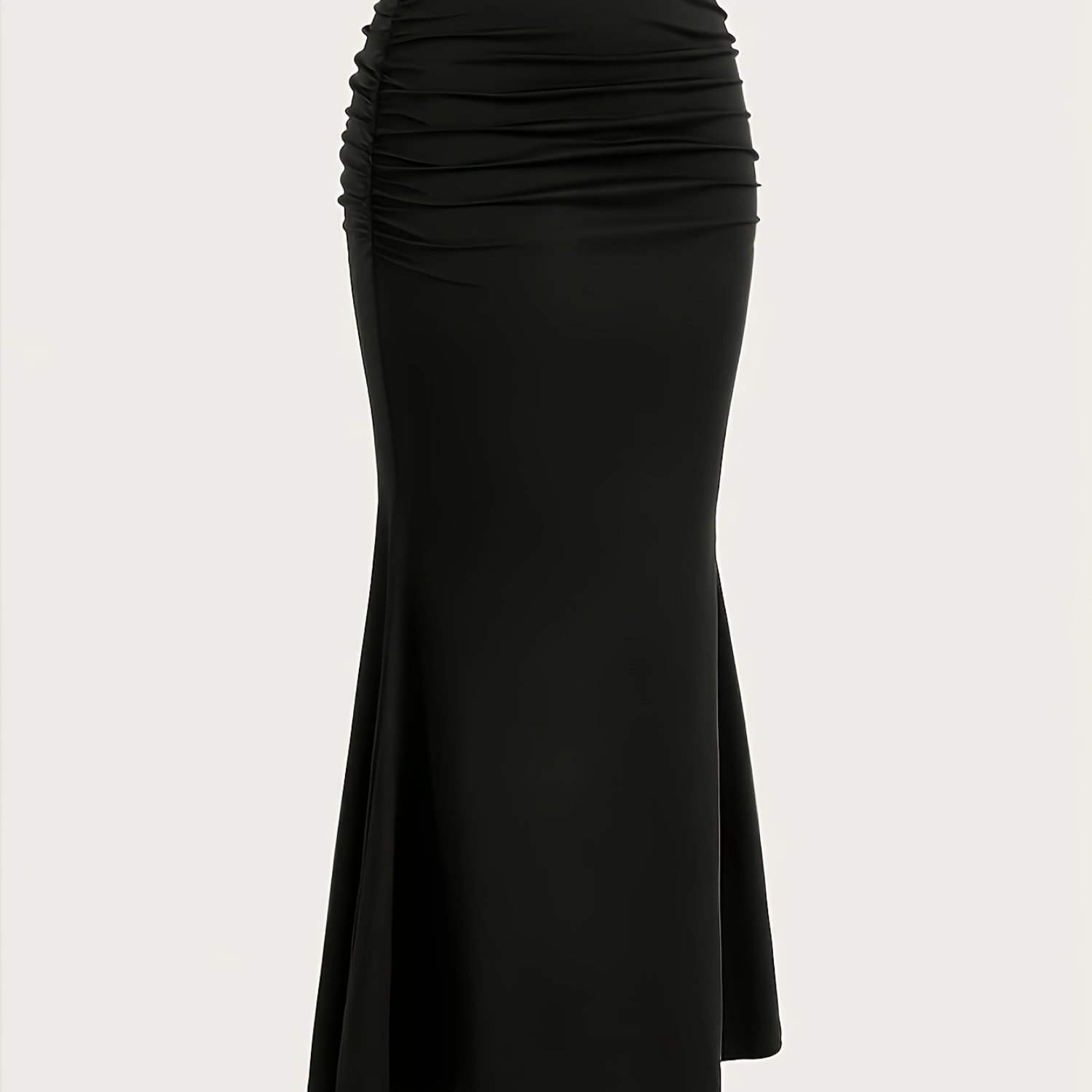 TEMU 2026 Summer Hot Women's Skirt, Sexy Slim -hugging Pleated Flared Long Dress