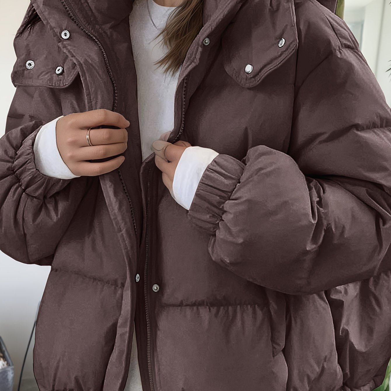 womens short jacket a stylish comfortable hooded coat autumn