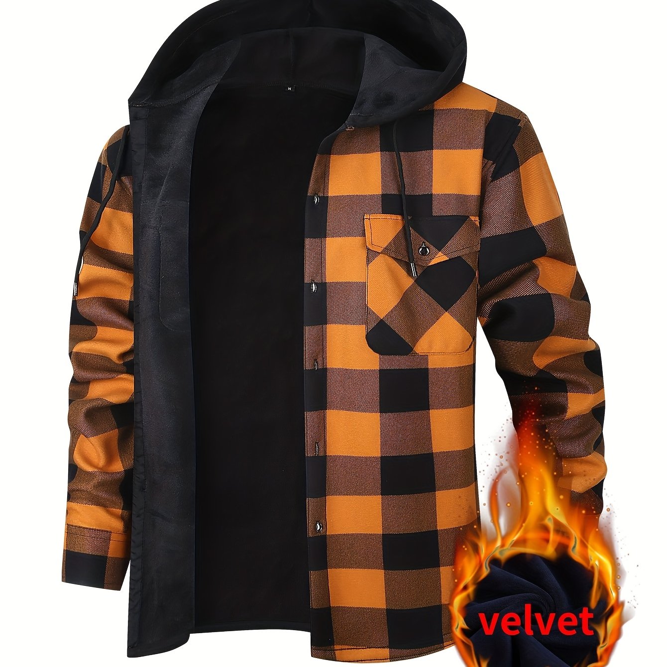 TEMU Men's Fall And Winter Casual Fashion Thick Hoodie