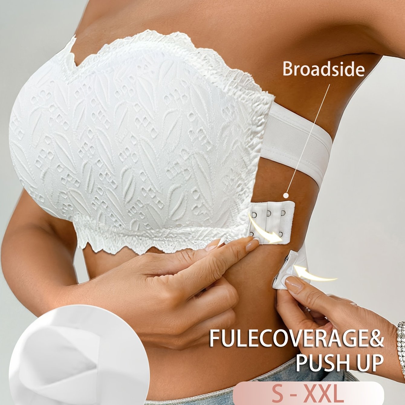 Wire-free Bralette With Casual, Comfortable, And Back-enhancing Design, Thin Style For Sports