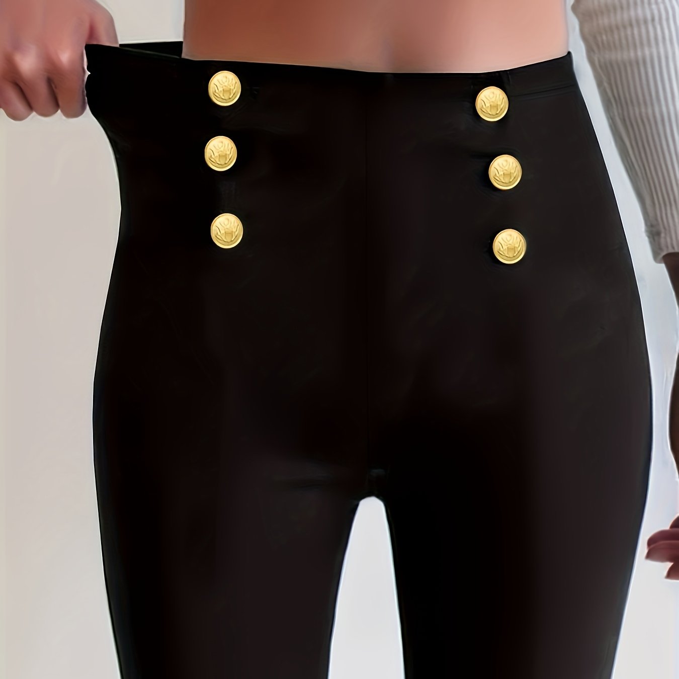 Ladies' Elegant Golden Pants