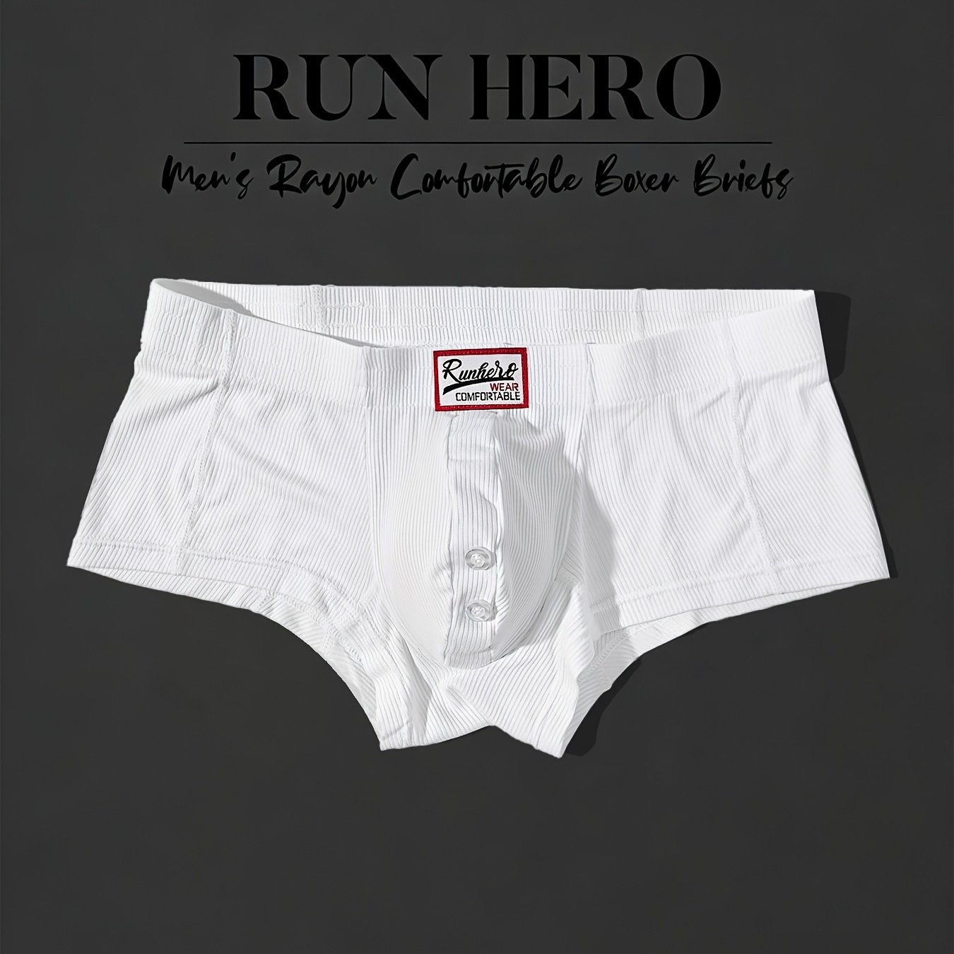 TEMU 1pc Men's Straight-leg Underwear. Men's Sexy Low-rise Underwear. Material. Soft And Comfortable, Fits Closely. Trendy And Fashionable Underwear