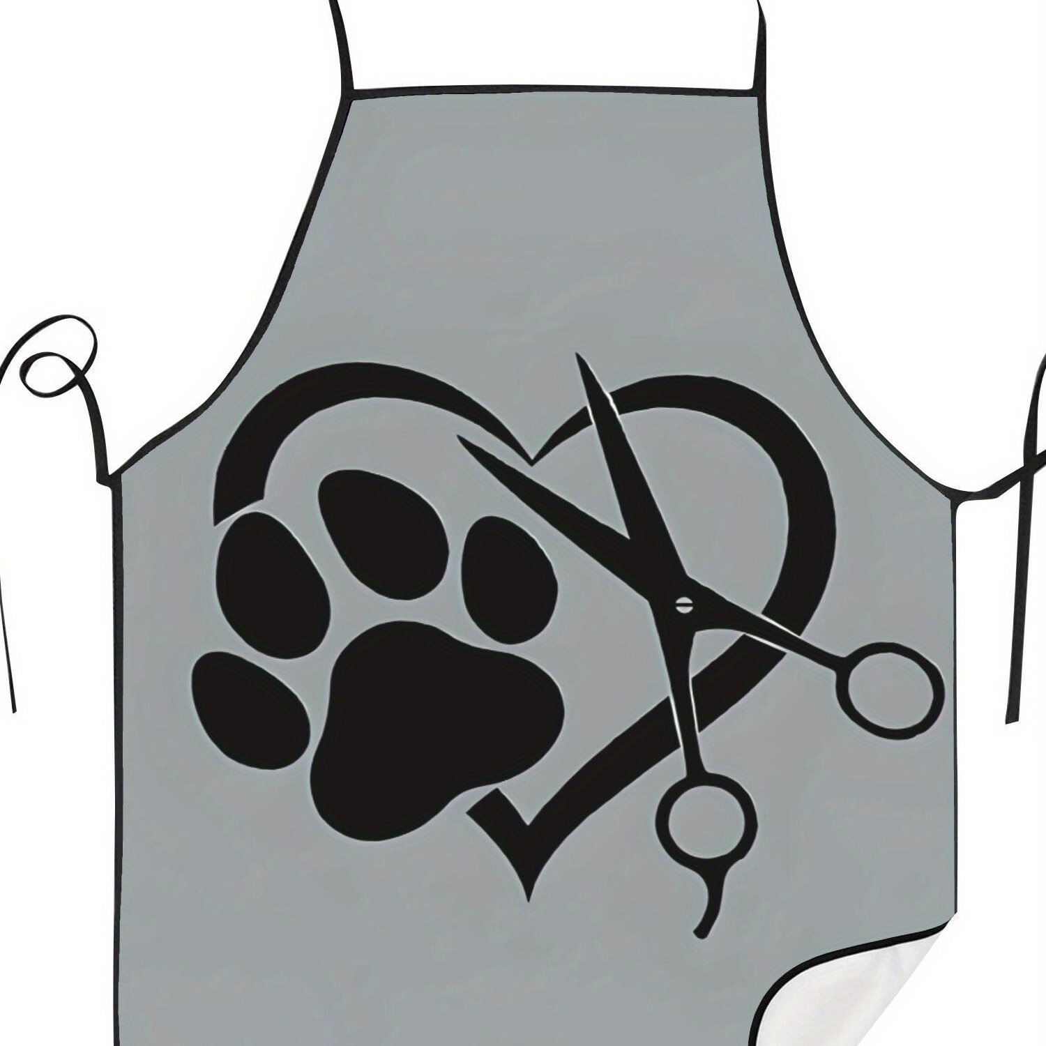 TEMU 2d Print Groomer Adjustable Cooking Apron Unisex Household