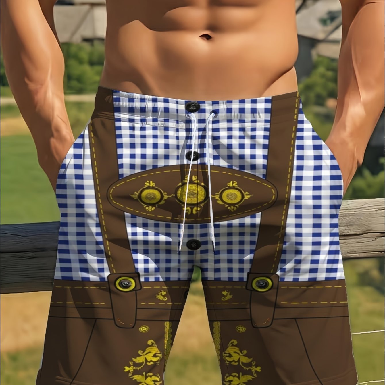 TEMU Men's Casual Beach Shorts, , With Pockets, Suitable For Gyms, Outdoor Activities, Travel Parties And Gatherings, Essential For Sports