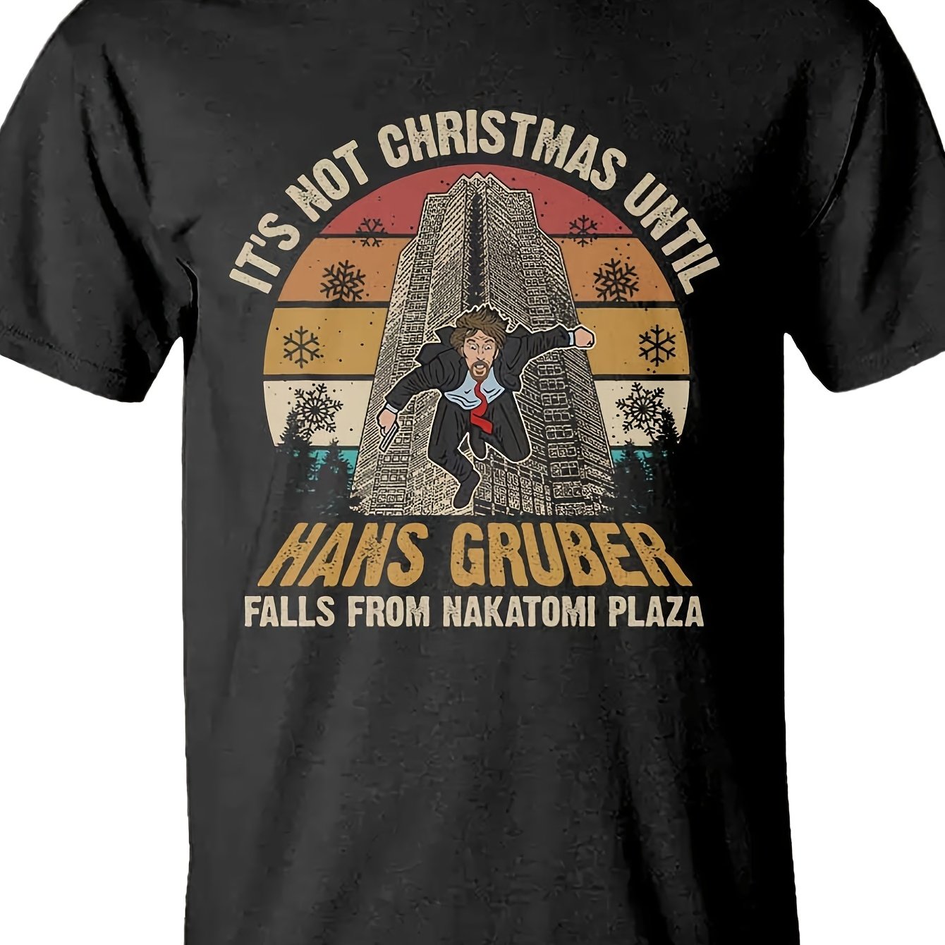 Image of Men's T-shirt Funny T-shirt Men's Black Regular Round Neck Shirt Size S To 3xl Plus Size