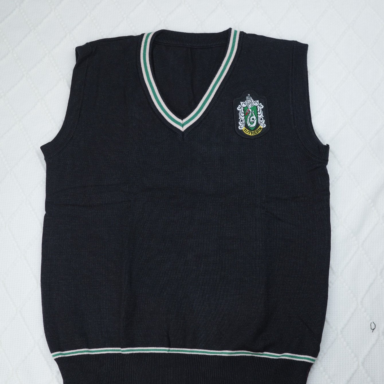 TEMU Warner Bros. Harry Potter Gilet con Scollo a V Gryffindor Cosplay Slytherin Unisex Uniforme JK Blu Top da Donna Hufflepuff Abbigliamento da Casa