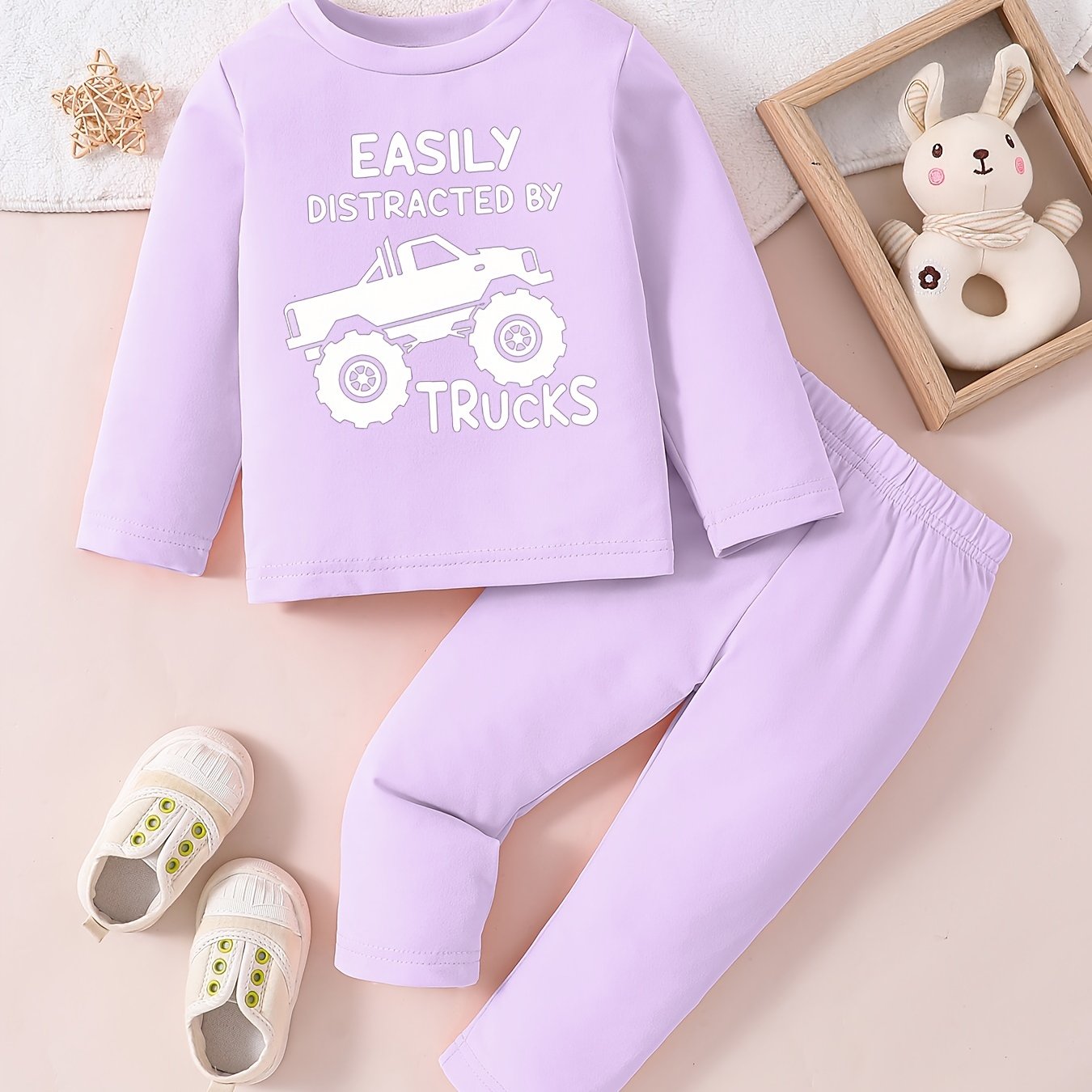 Baby Toddler Girls 2024 Spring Summer Casual Sports Outfits - Temu