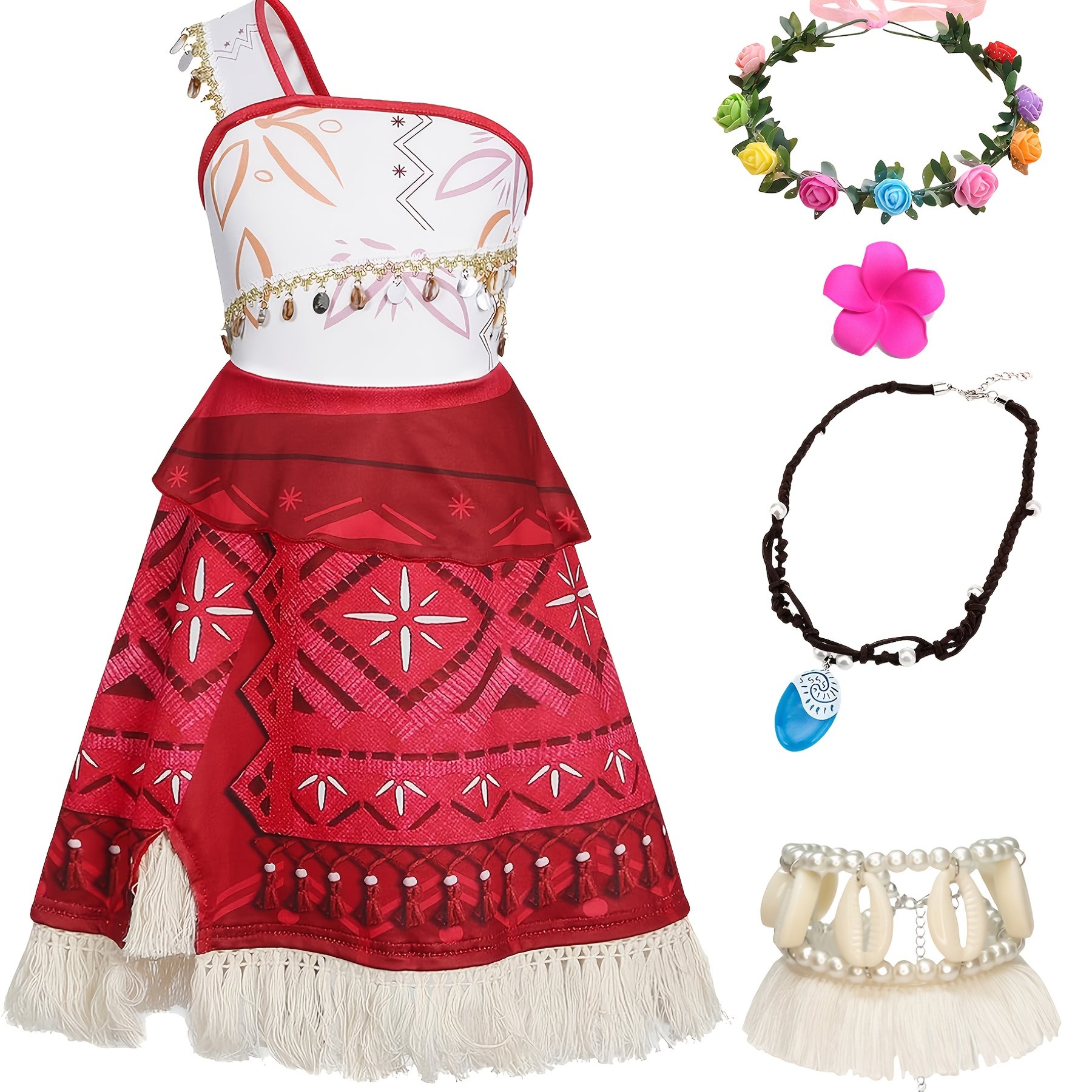 TEMU Girls Princess Dress Up Costumes Halloween Costumes Birthday Party Outfit For -14 Years, Halloween Costumes For Girls, Halloween Costume, Kids