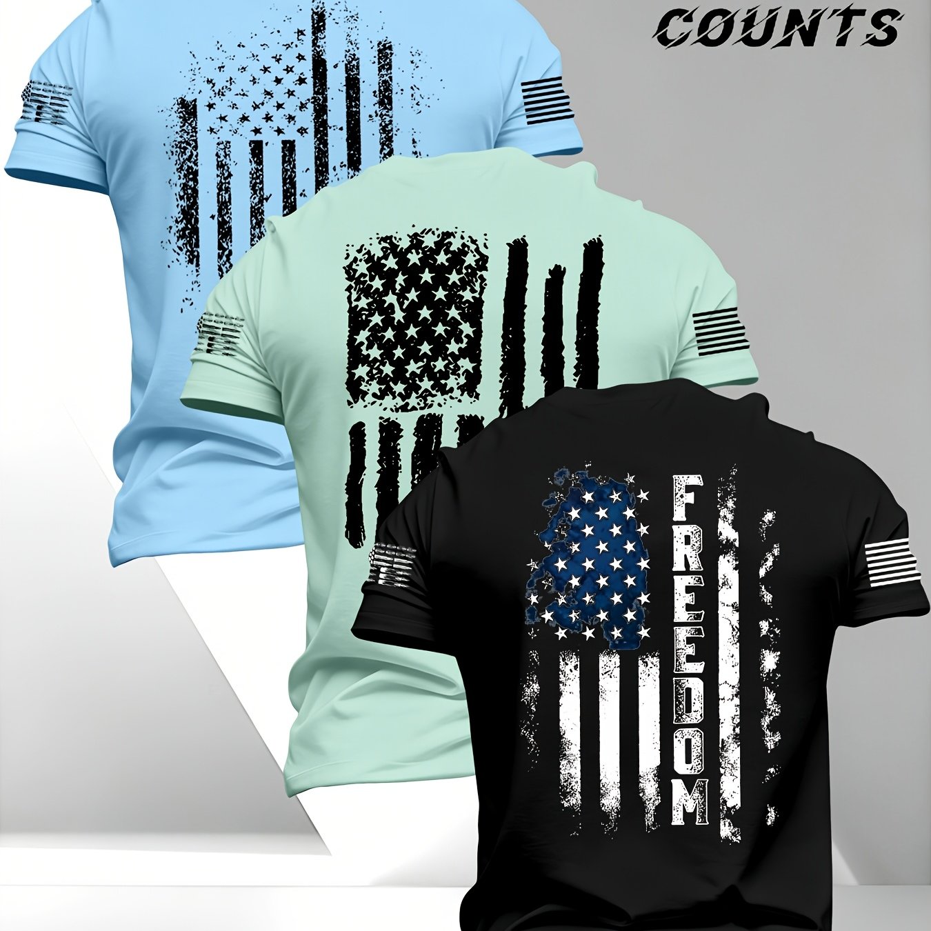 TEMU Men's Short-sleeved Car Print Crew Neck Short-sleeved T-shirt, Suitable For Summer , Casual And Versatile Short-sleeved Three-piece Set