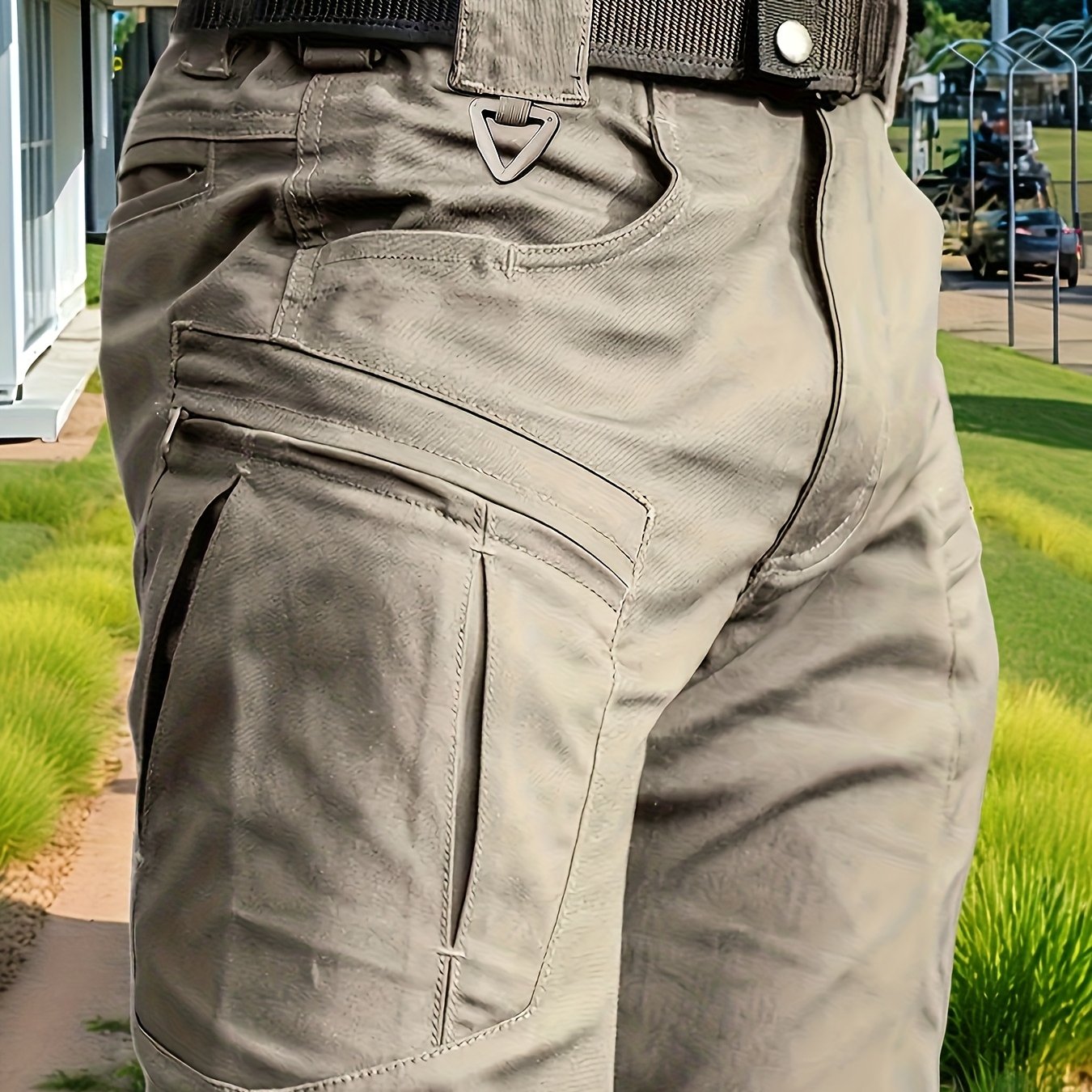 TEMU Men's Tactical Cargo Pants, Outdoor Trousers, Men's Tactical Pants, Multi-pocket, Adjustable Waist, Durable And Wear-resistant Fabric,