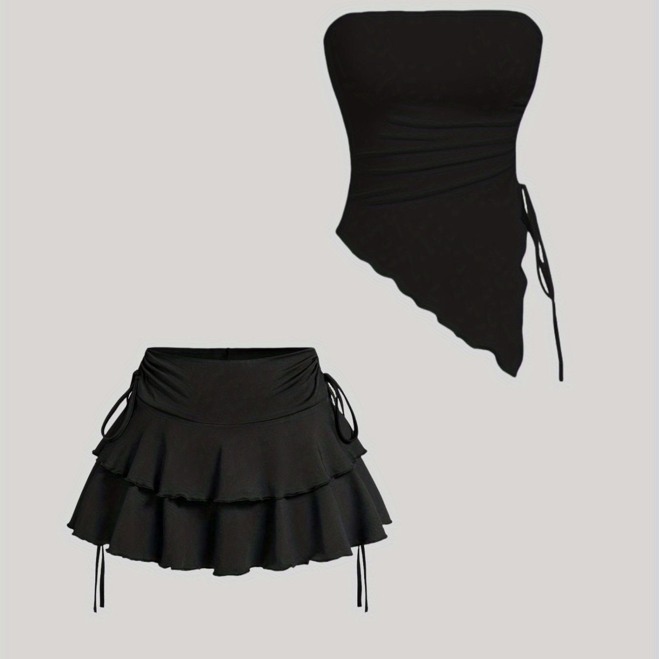 E-shop Vielseitiger Rock + Sexy Bodycon-Camisole-Set für Damen