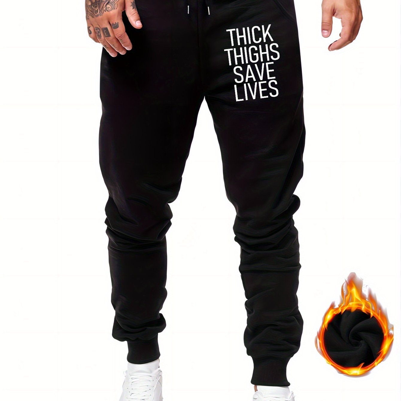 Sweatpants for best sale thick thighs