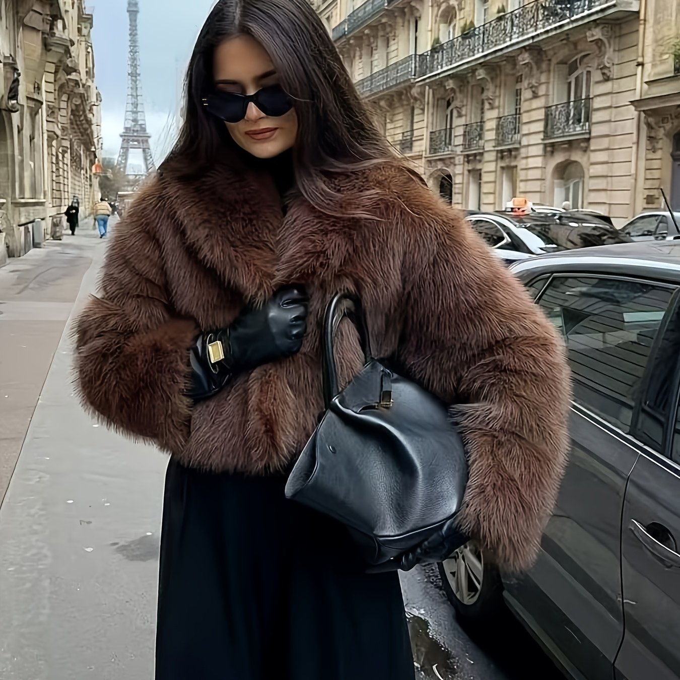 TEMU Autumn/winter Women's , Loose Fit, Versatile And Fashionable, Fox,, Top