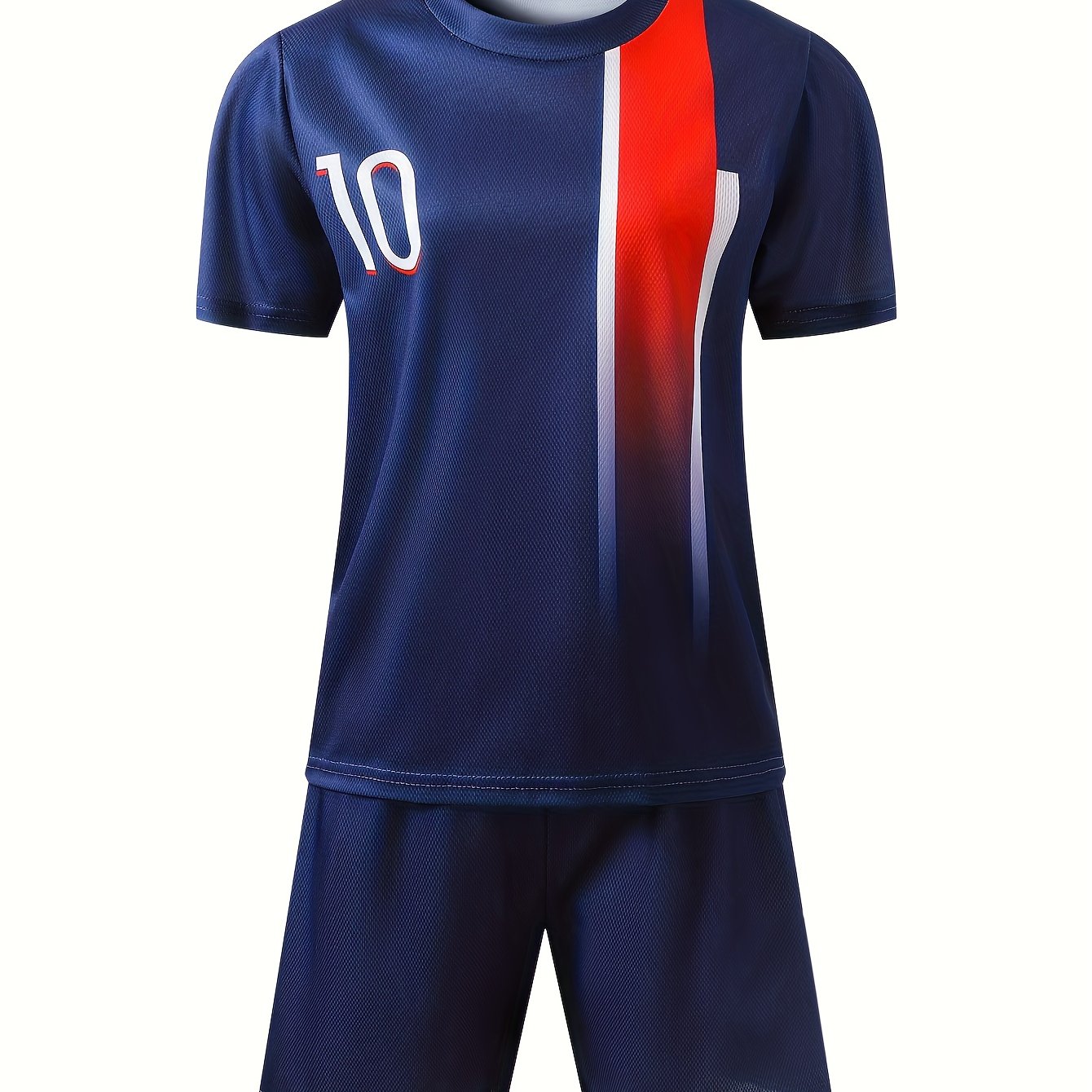 Customized Football Jerseys, Personalized Name And Number Customization, Short-sleeved And Short-sleeved Two-piece Jerseys, For Outdoor