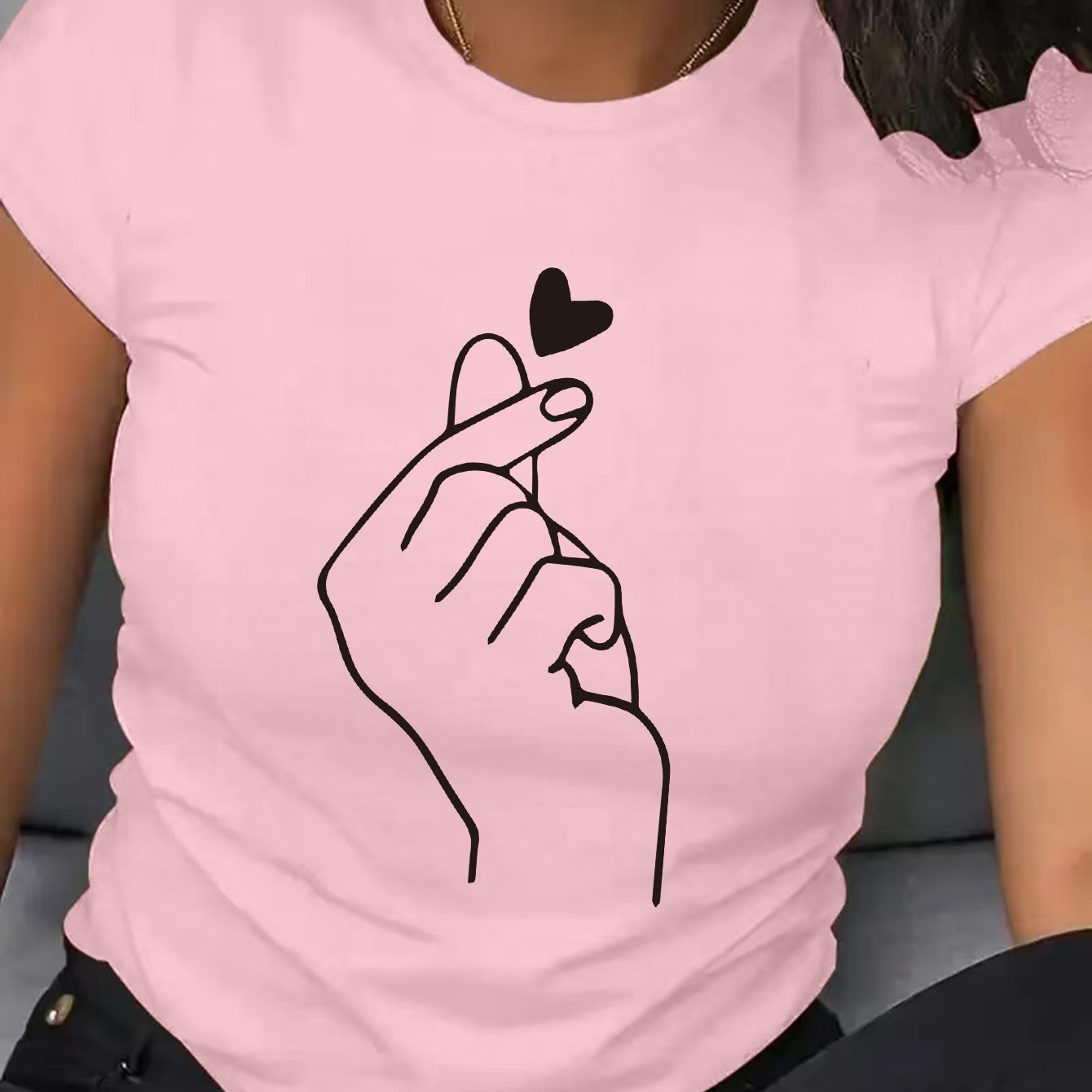 TEMU Essential Summer Fashion Item | Trendy Seasonal T-shirt Featuring A Pattern, Perfect For Casual Streetwear