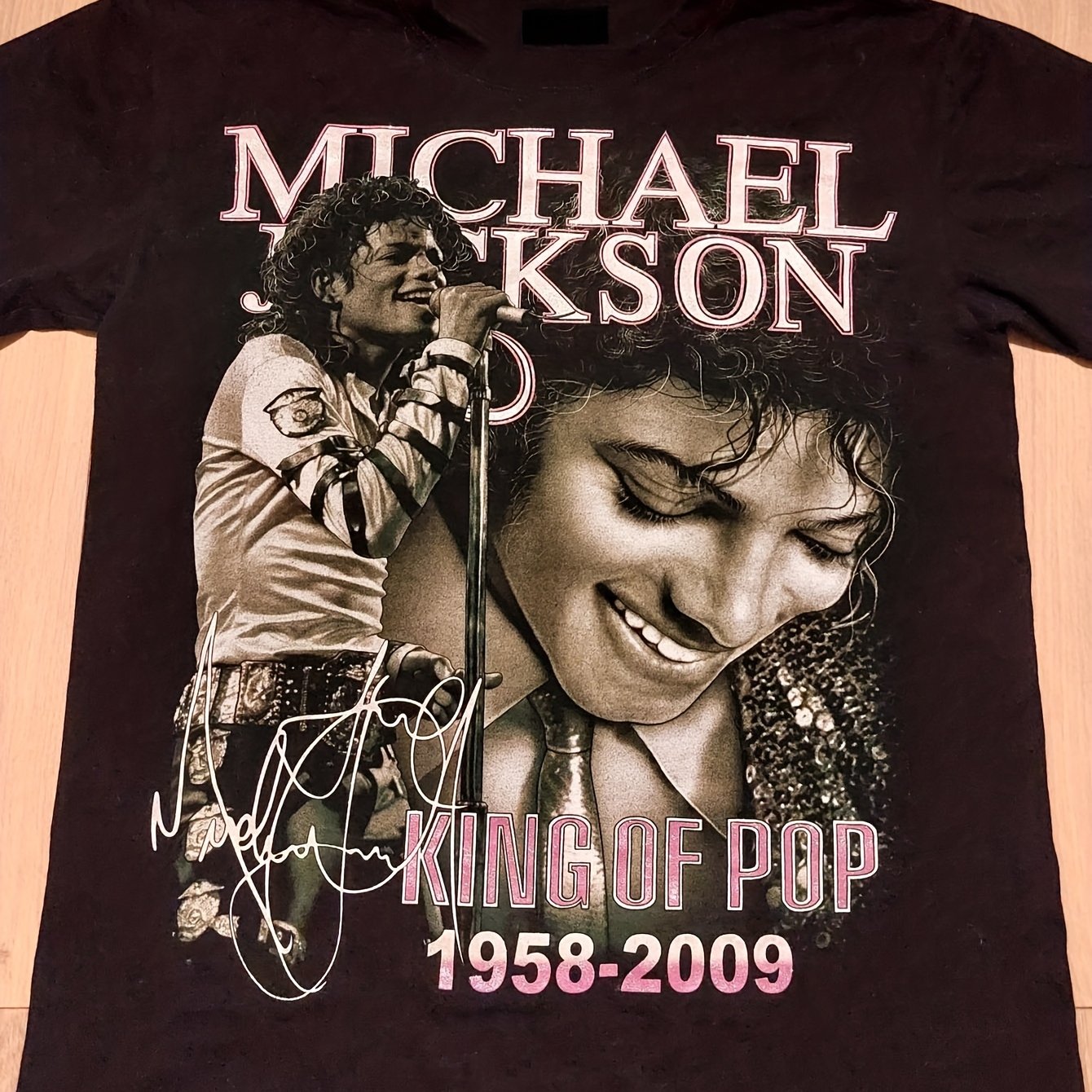 2026 New Style For New Arrival Fashion Heavyweight Hot Streetwea Cartoon Clothes Mic Jack Son T-shirt Full Print