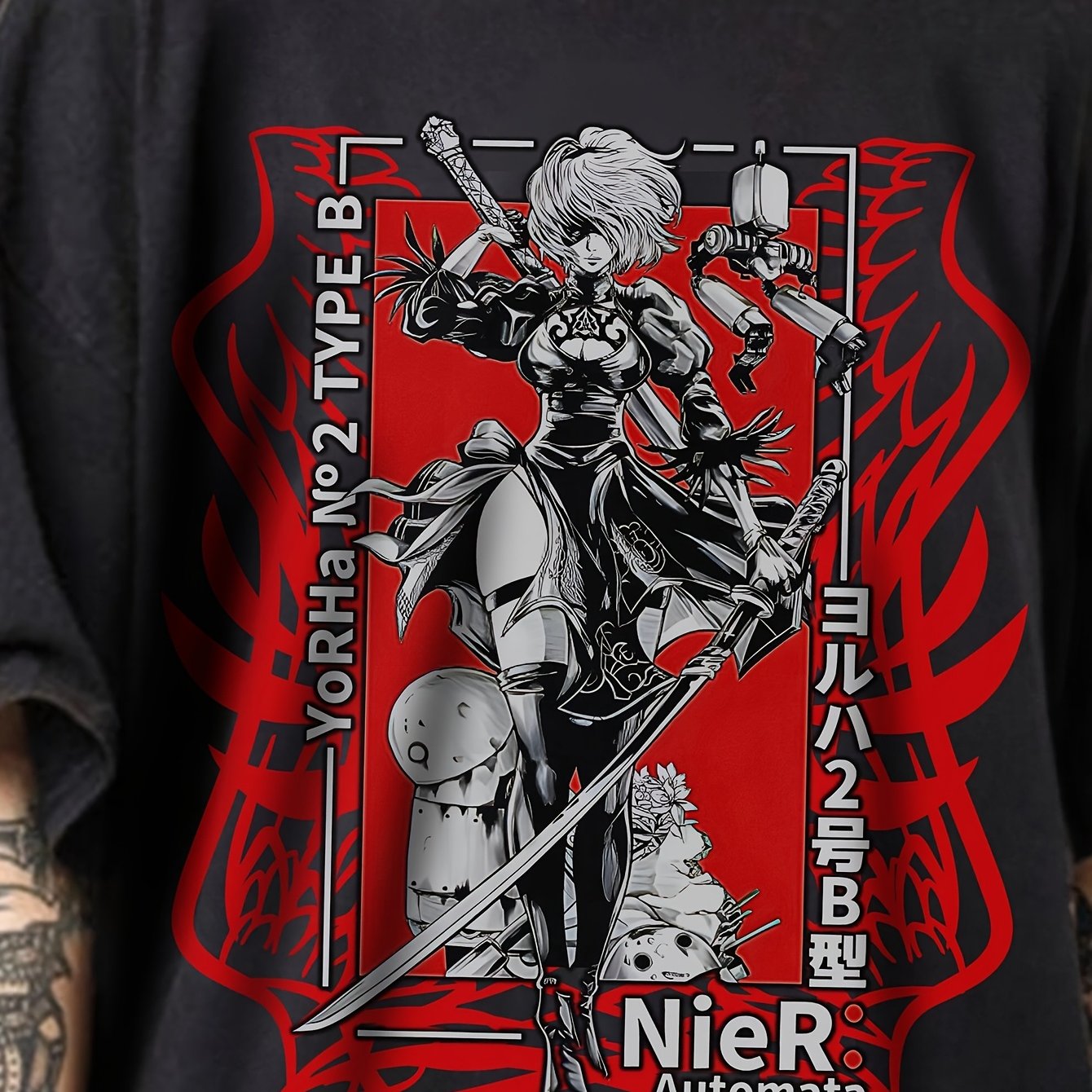 Unique Cartoon Print Tee Unisex Casual Short Sleeve Top Streetwear Fashion Loose Fit Pullover Daily Walking