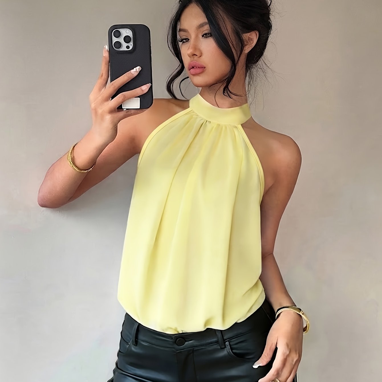 TEMU -back Style Women's Halter Vest