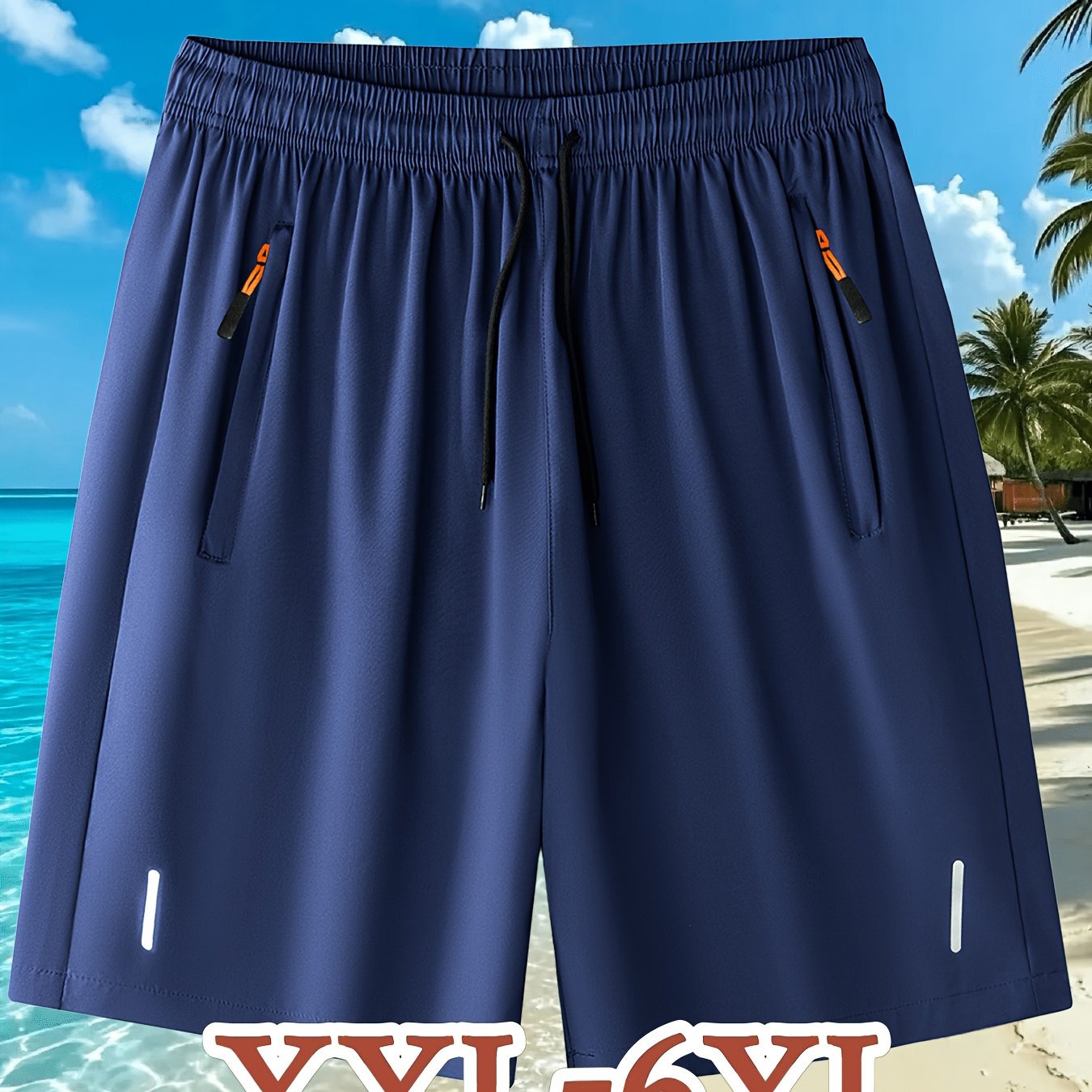 TEMU Plus Size Men's Running Athletic Shorts, Casual Easy Style Comfortable Shorts, Summer Apparel, Quick-dry Comfortable Plus Size Shorts, Sizes