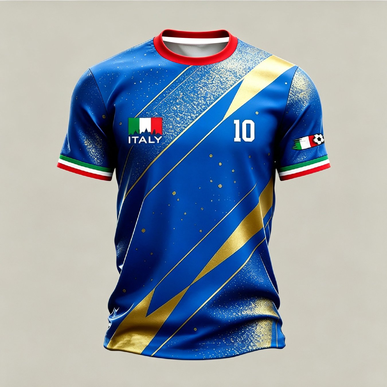 TEMU Printed Design Not Textured/embroidered/sequins Not Jean The Print Men's Retro Patriotic Shiny Polka Dot Diagonal Football Pattern T-shirt