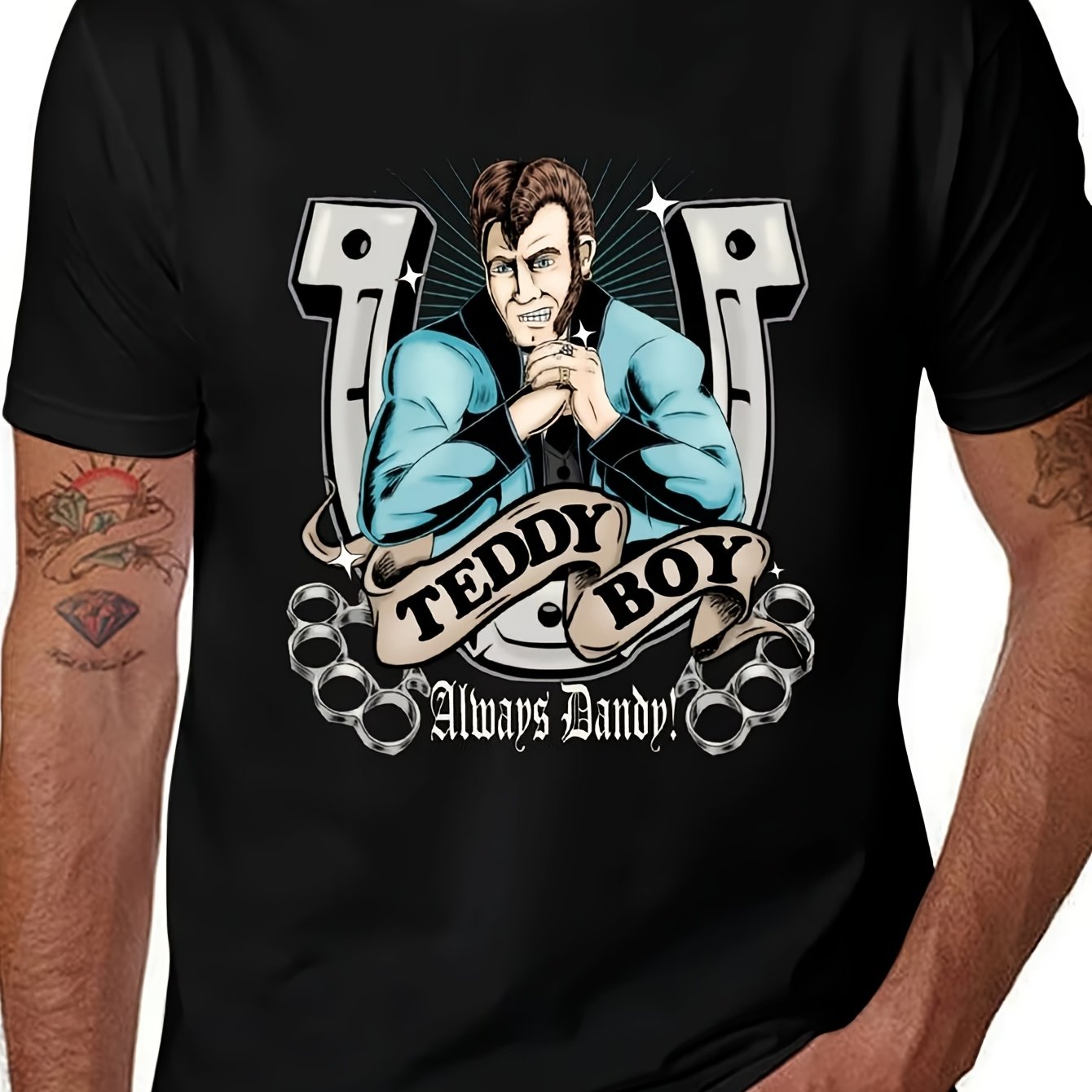 TEMU ! T-shirt Plain Sweat Mens Clothing