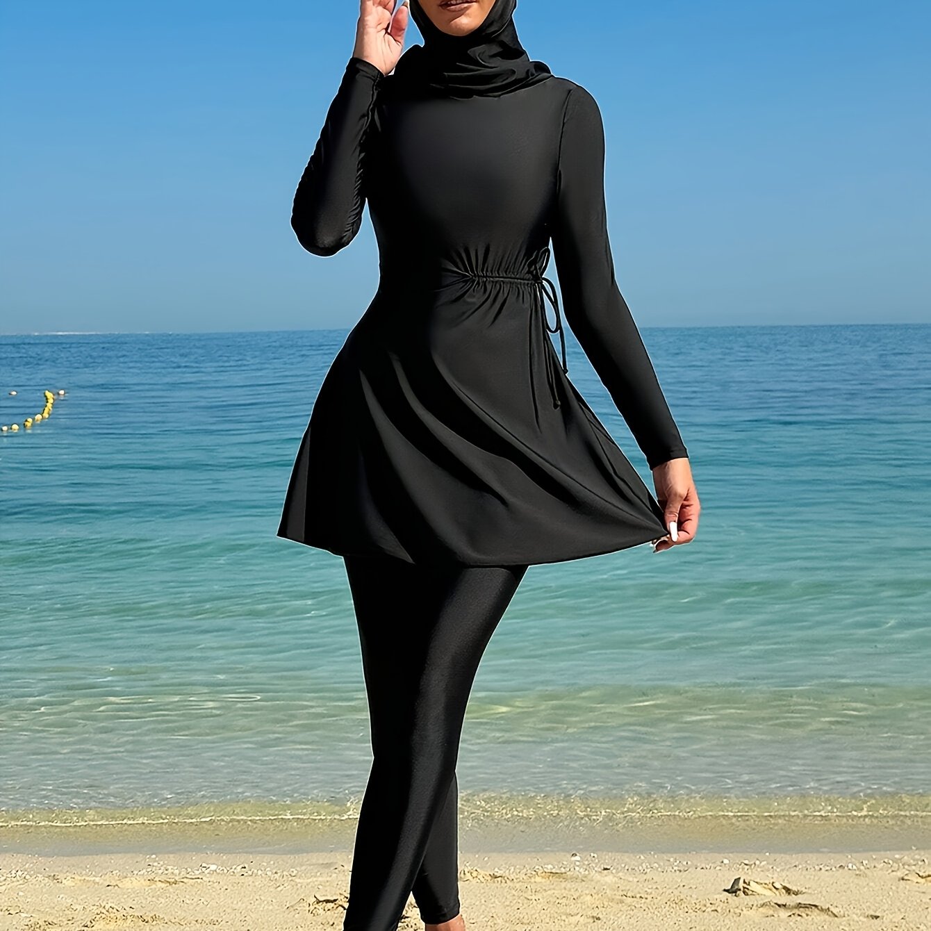 Ladies Conservative Full-body Swimsuit