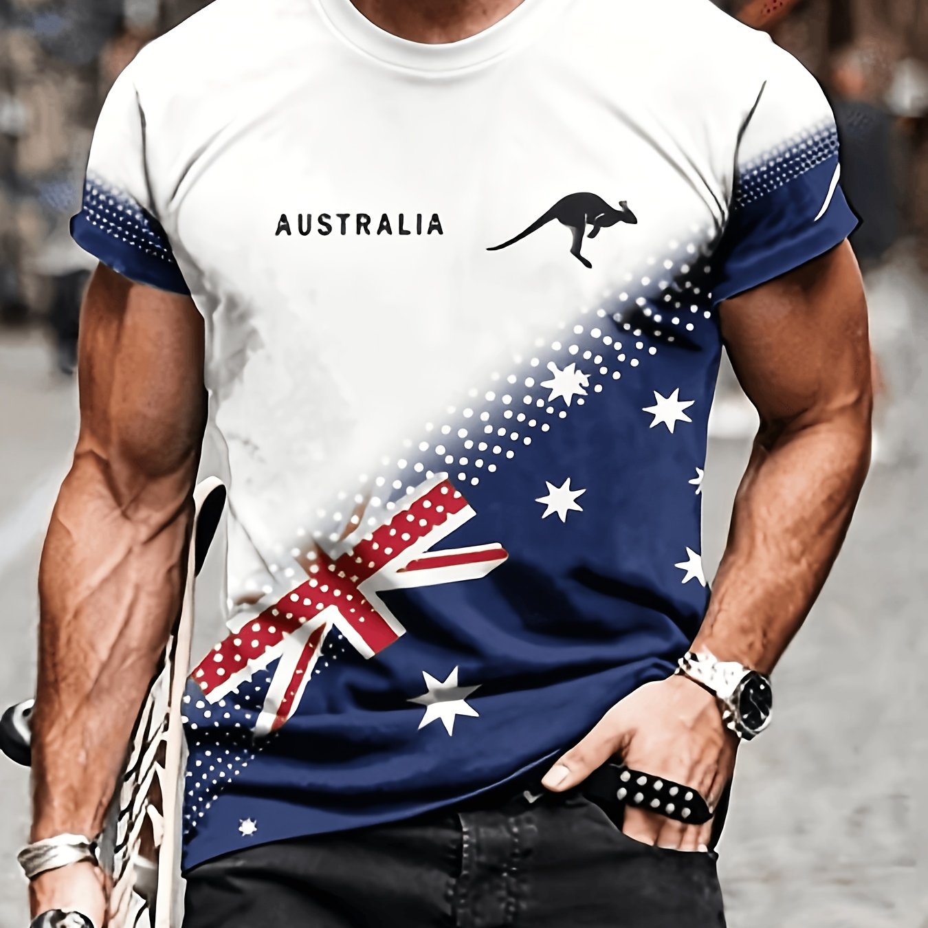 TEMU Novel Men's 3d Print Fashion T-shirt